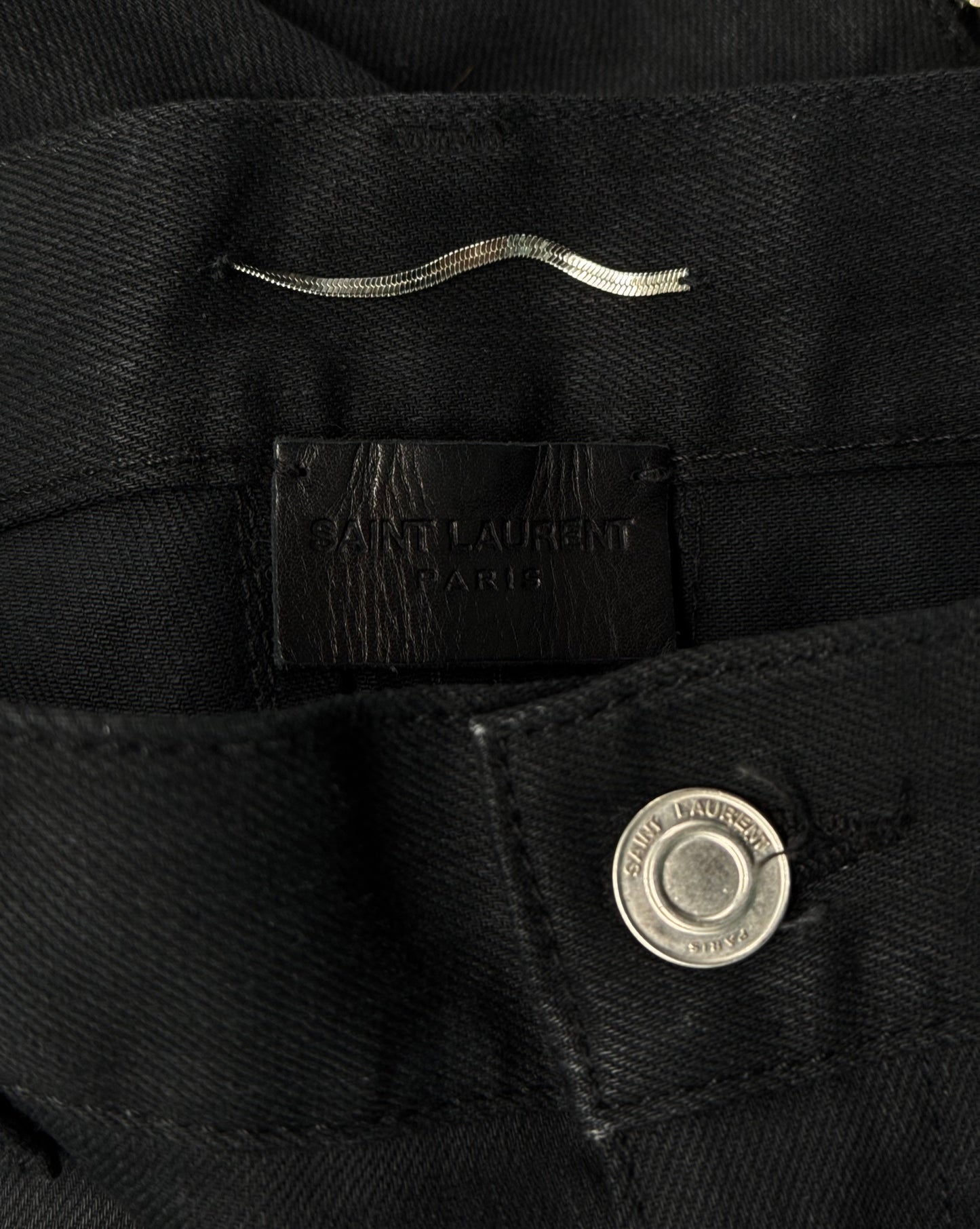 *SAMPLE* Saint Laurent Paris AW14 Side-chain Bootcut Skinny Denim