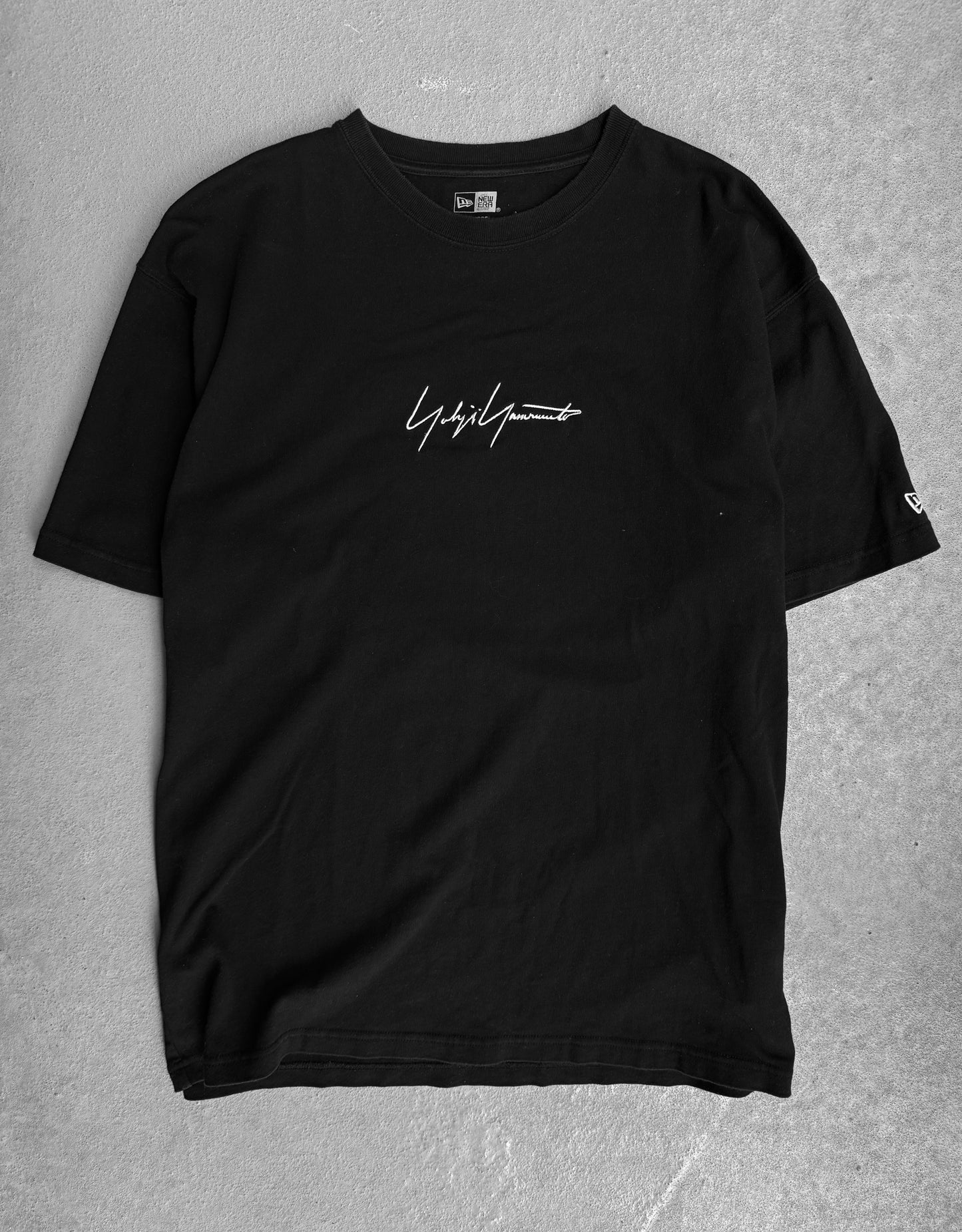 Yohji Yamamoto POUR HOMME x New Era 2018 Embroidered Logo T-shirt