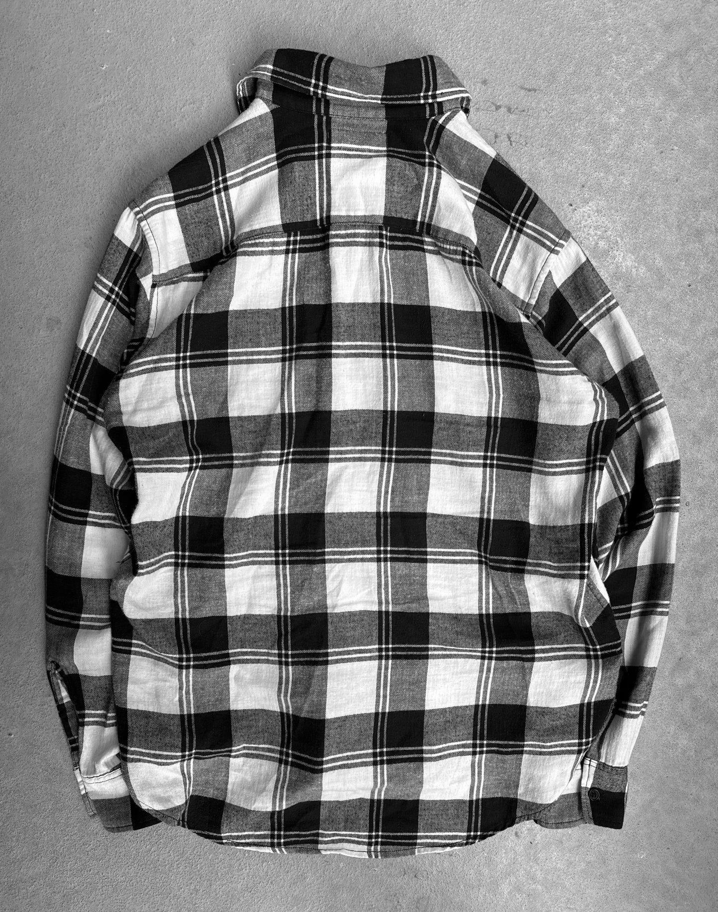 Saint Laurent Paris AW17 Plaid Flannel Button-up Shirt