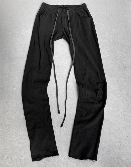 MA_Julius SS10 Raw Hem Cotton Spiral Cut Sweatpants