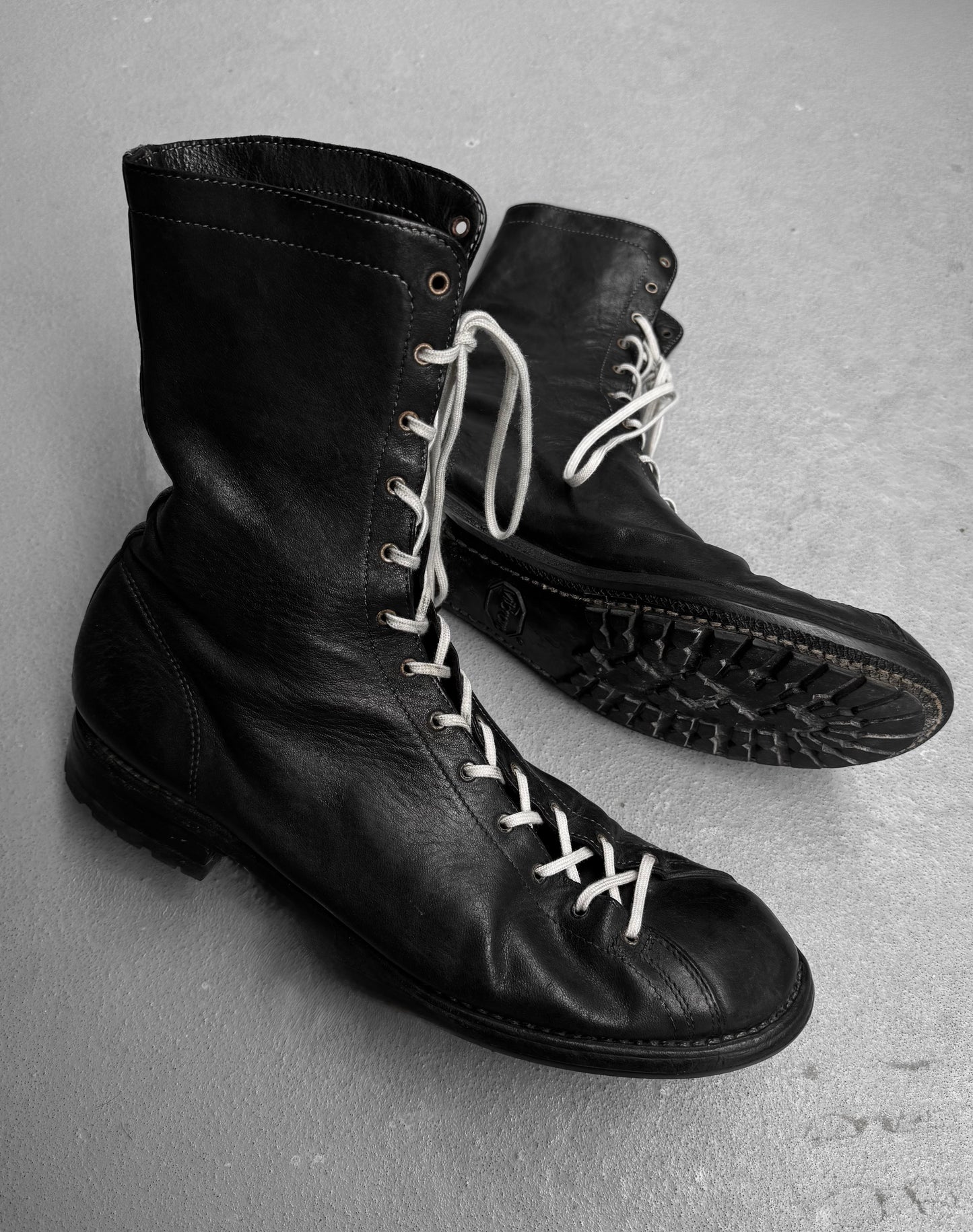 GUIDI 2011-2012 ‘5305’ Cordovan Leather Lace-up Monkey Boots