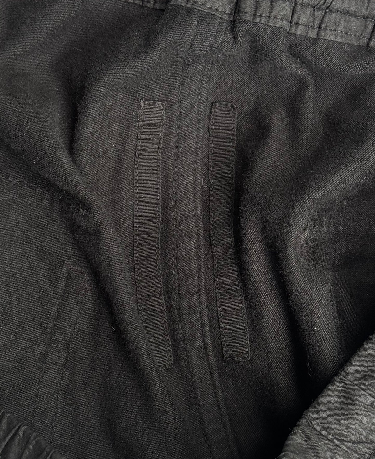 Rick Owens DRKSHDW SS21 “PHLEGETHON” Drop-crotch Shorts detail | DRIEW GARMENTS