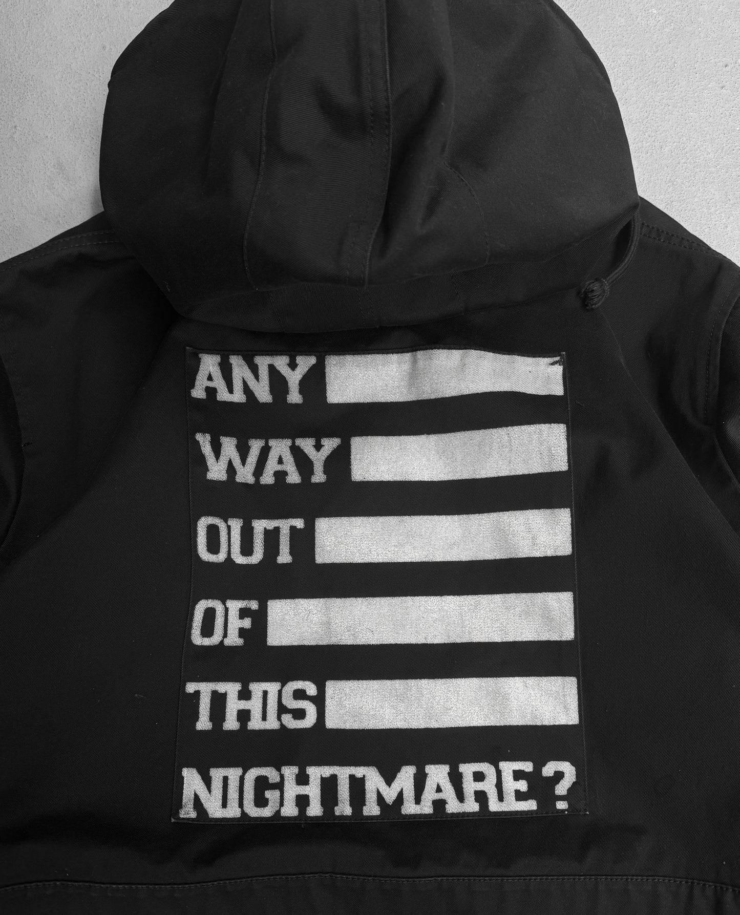 RAF SIMONS AW17 ‘Nightmare’ Hooded Fishtail Parka