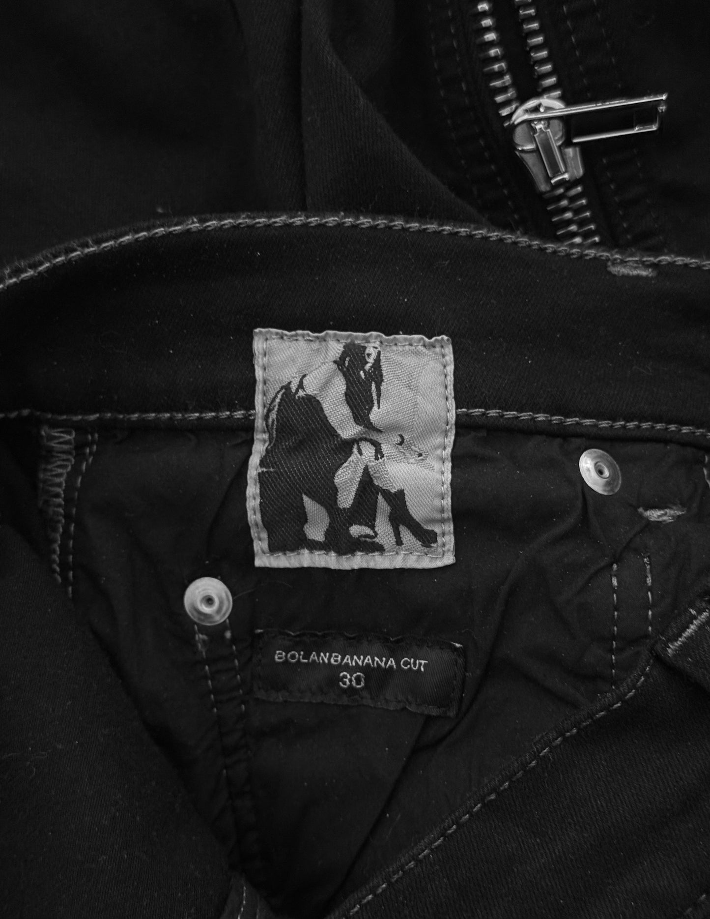Rick Owens DRKSHDW SS22 “FOGACHINE” Bolan Banana Cut Flare Denim