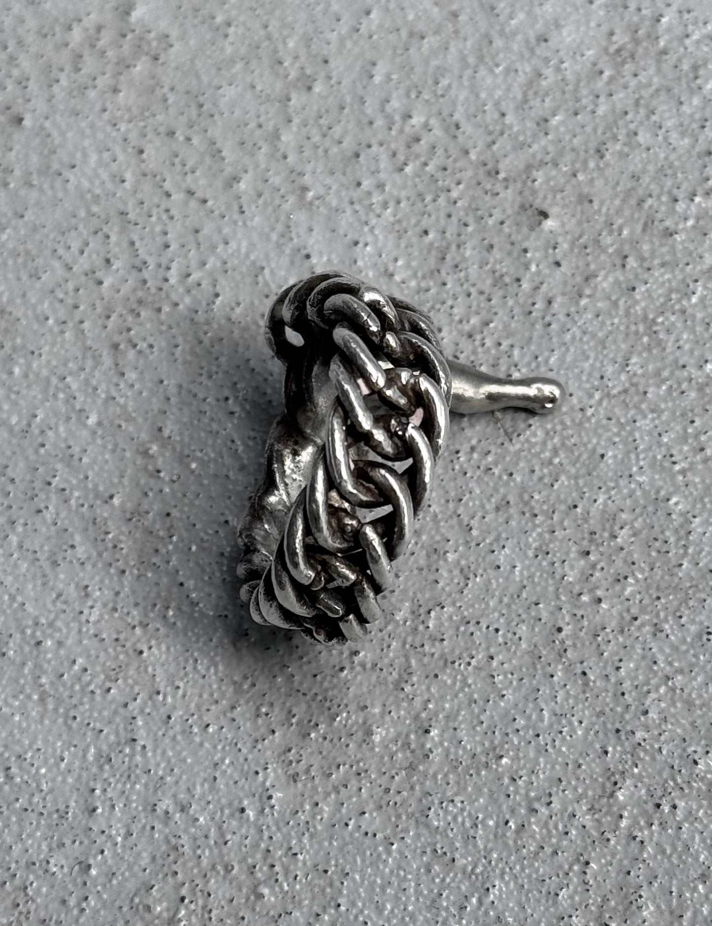 Carol Christian Poell ‘MM/2653’ Melted Silver Links Ring