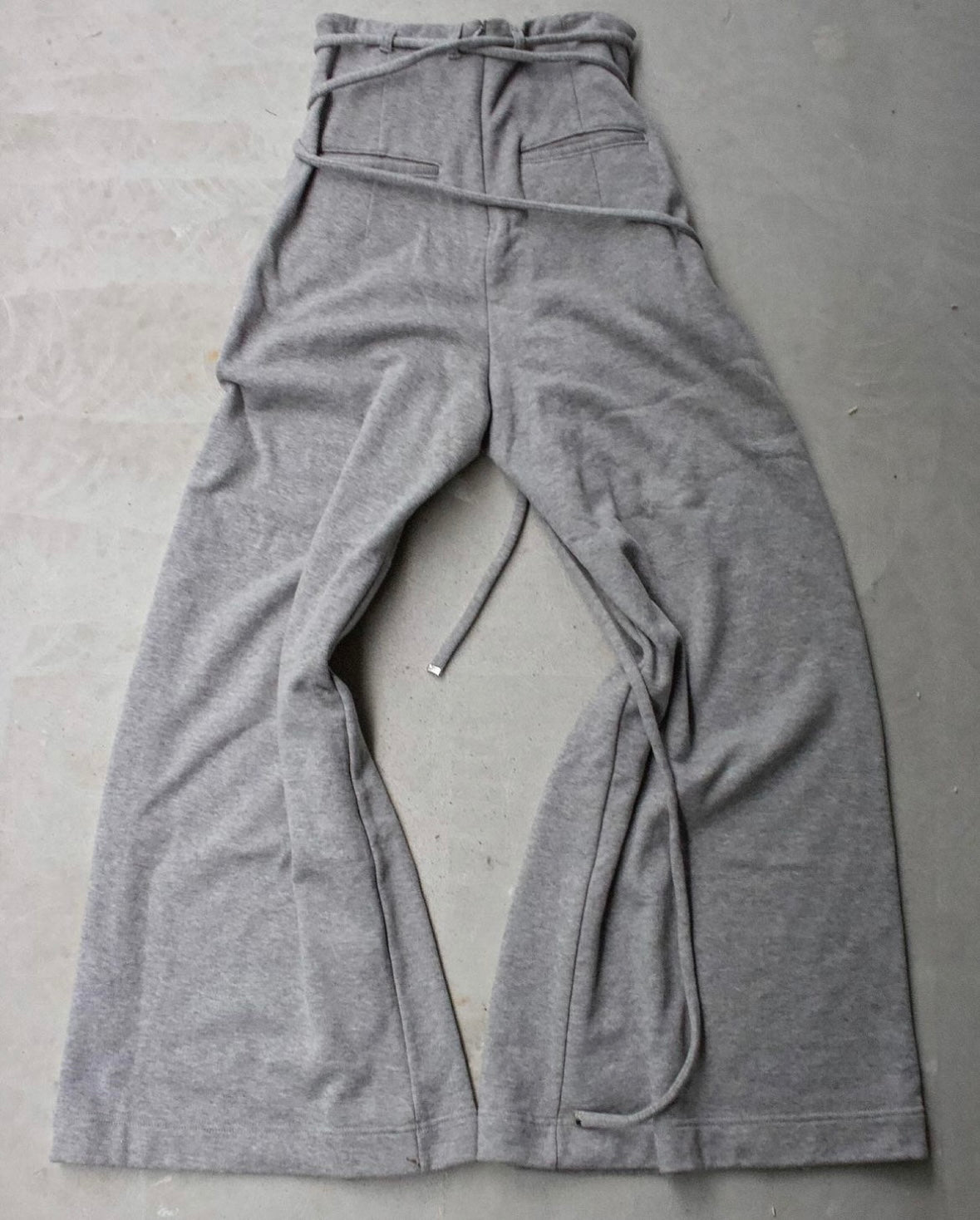 MiharaYasuhiro AW12 Bondage Pleated Wide Leg Sweat Pants