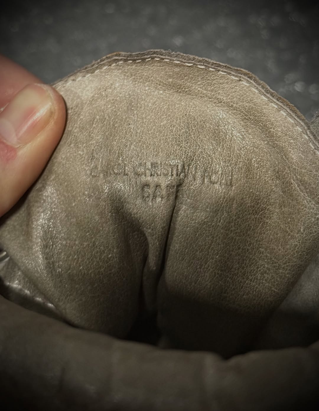 Carol Christian Poell 'AM/2524 ROOMS-PTC/33' Kangaroo Leather Drip Sneakers detail | DRIEW GARMENTS