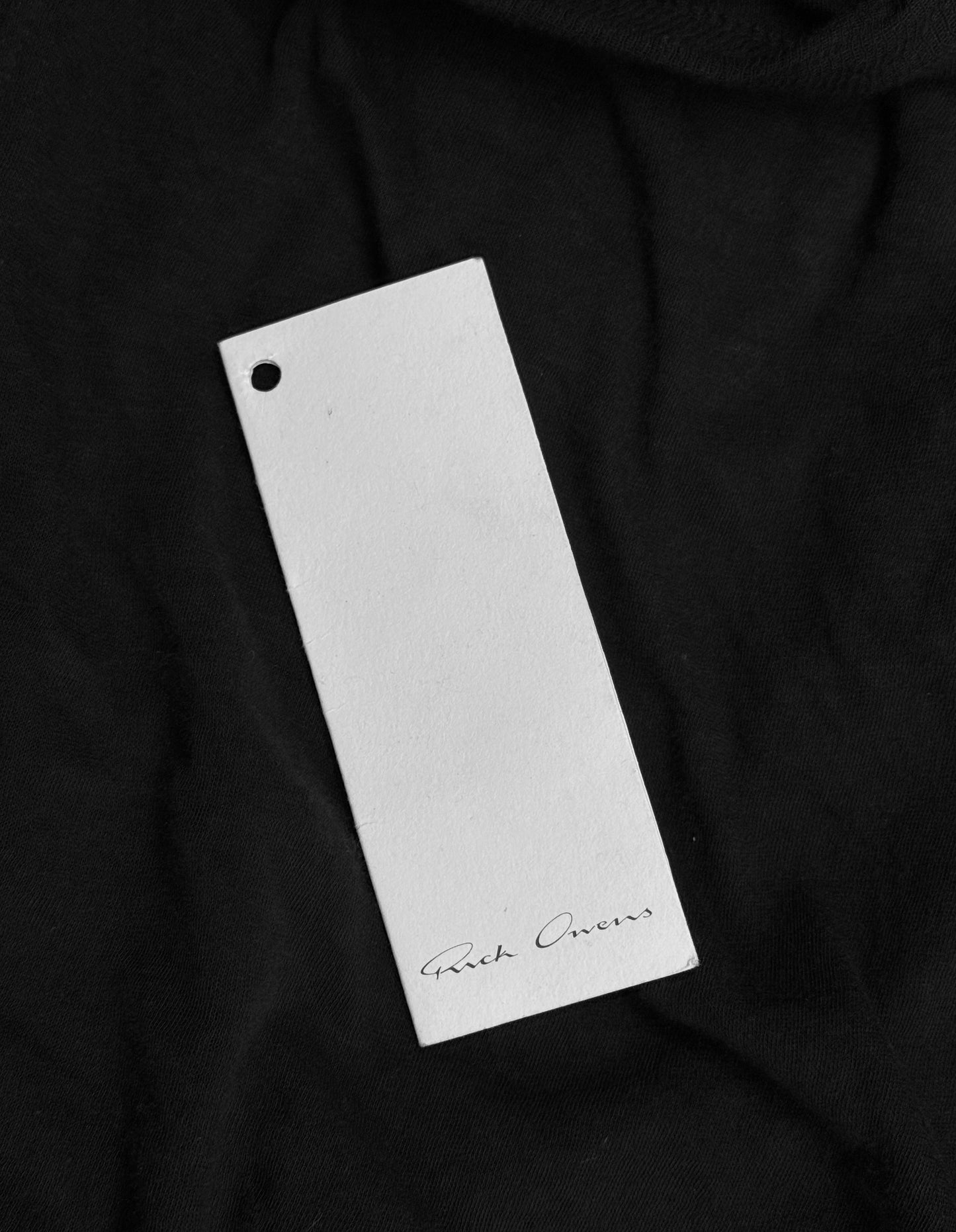 Rick Owens AW21 “GETHSEMANE” Black Double-layered T-shirt