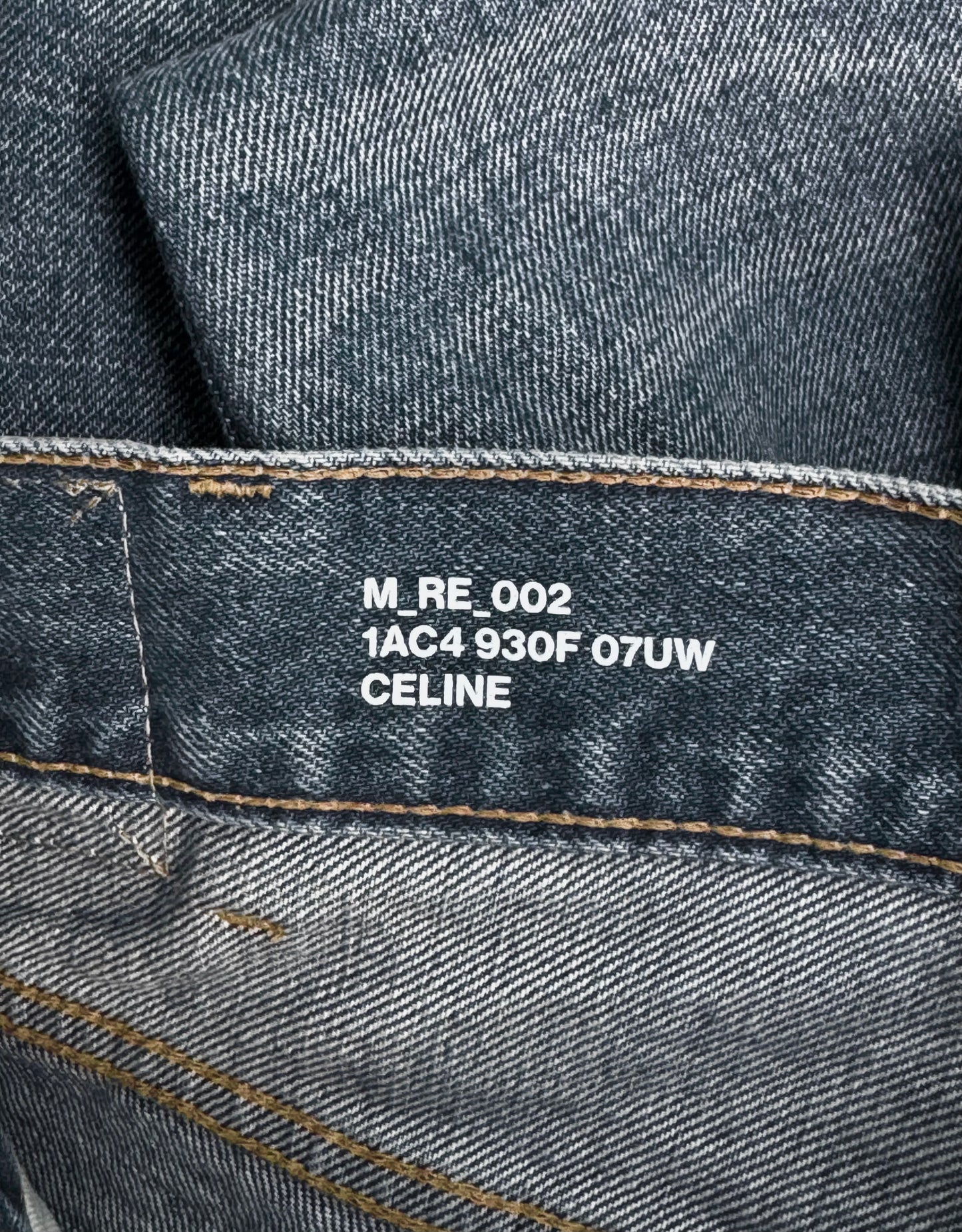 CELINE by Hedi Slimane ‘M_RE_002 930F’ Staff Only Washed Blue Flare Denim