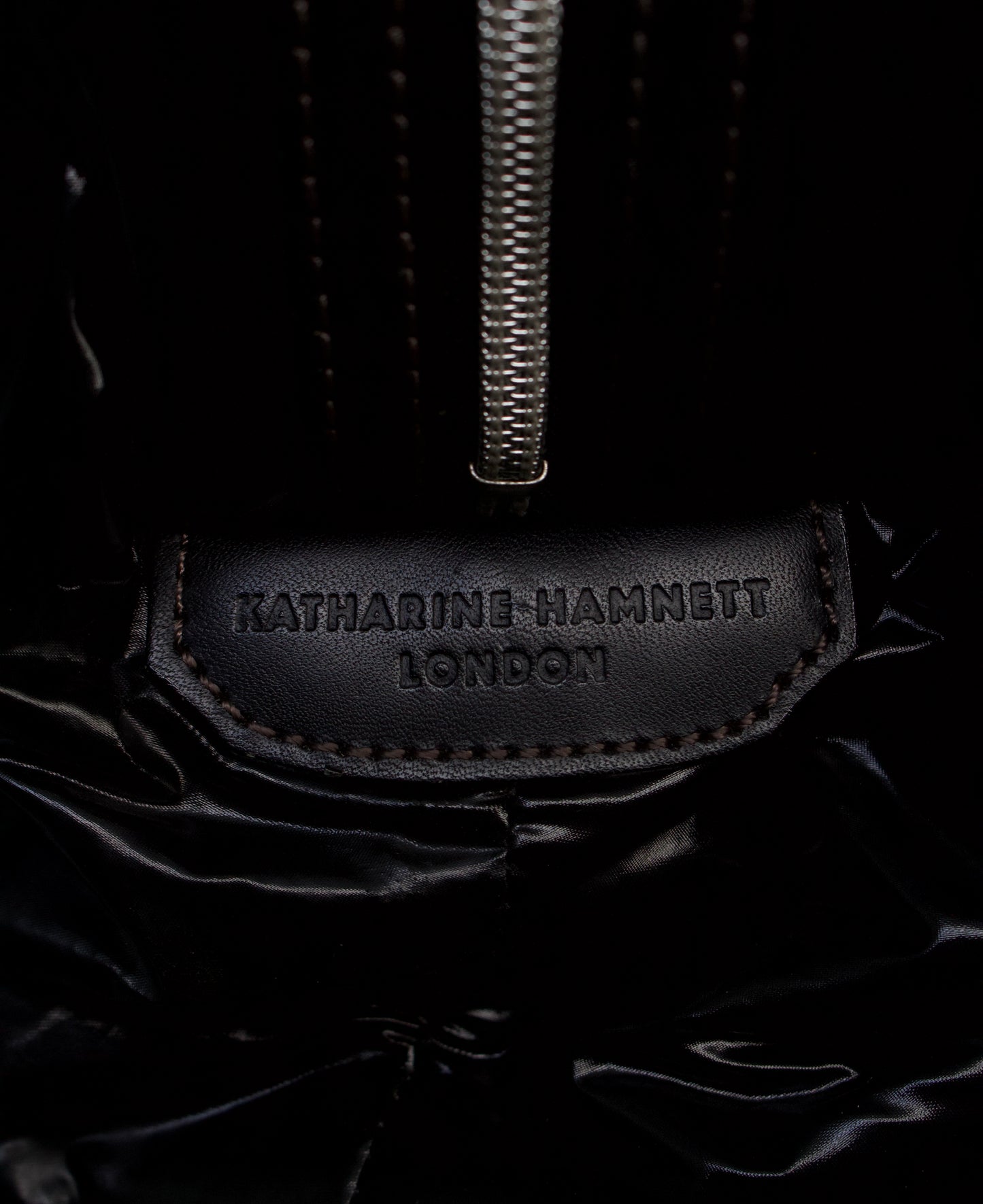KATHARINE HAMNETT Early 00s Multi-zip Side Bag