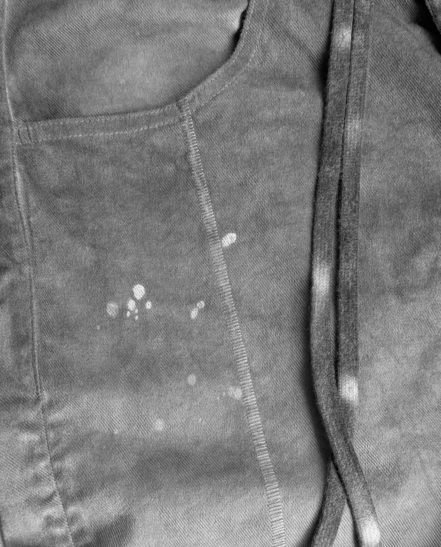 11 by Boris Bidjan Saberi SS24 'P1C-F1481’ Paint Splattered Stacked Denim