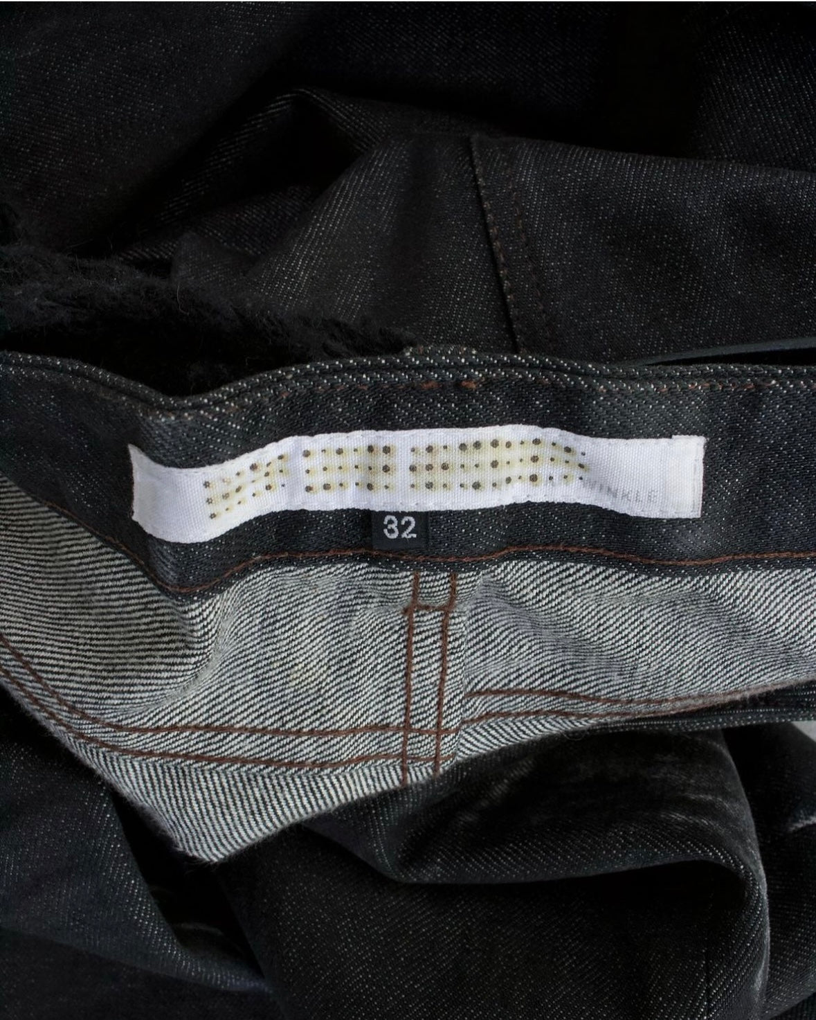 RipVanWinkle 00s Raw Wide Bootcut Denim