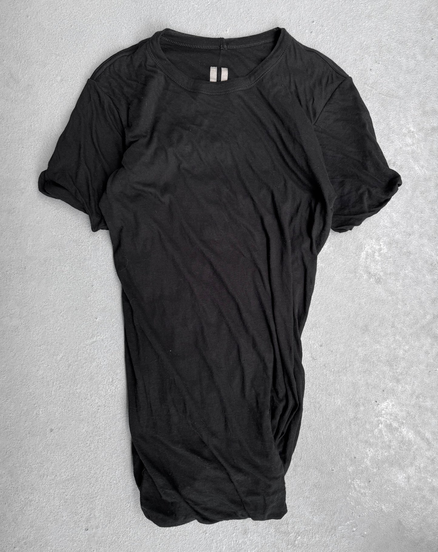 Rick Owens SS24 “LIDO” Black Double-layered T-shirt