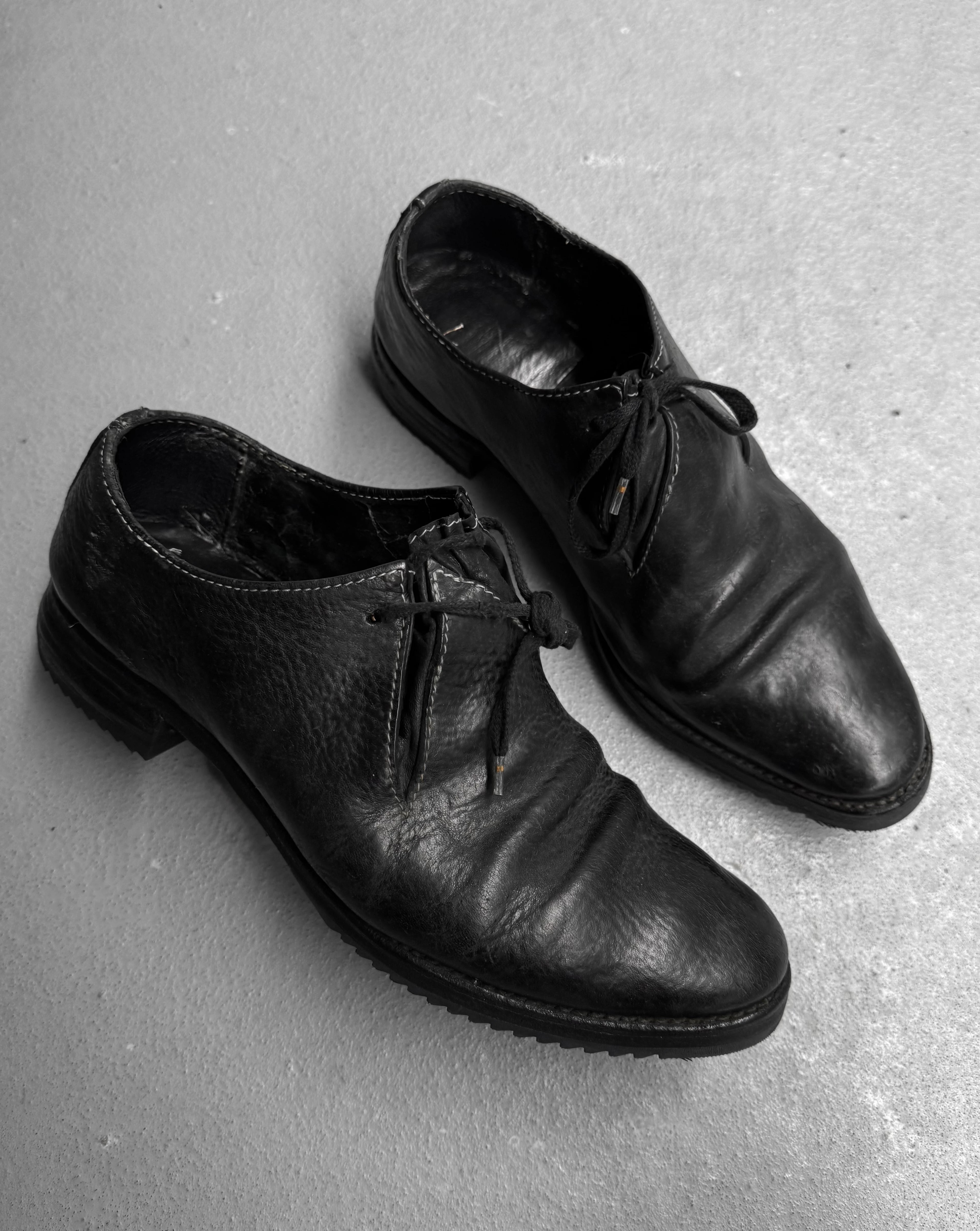 Carol Christian Poell Object-Dyed Kangaroo Leather Derbies – DRIEW