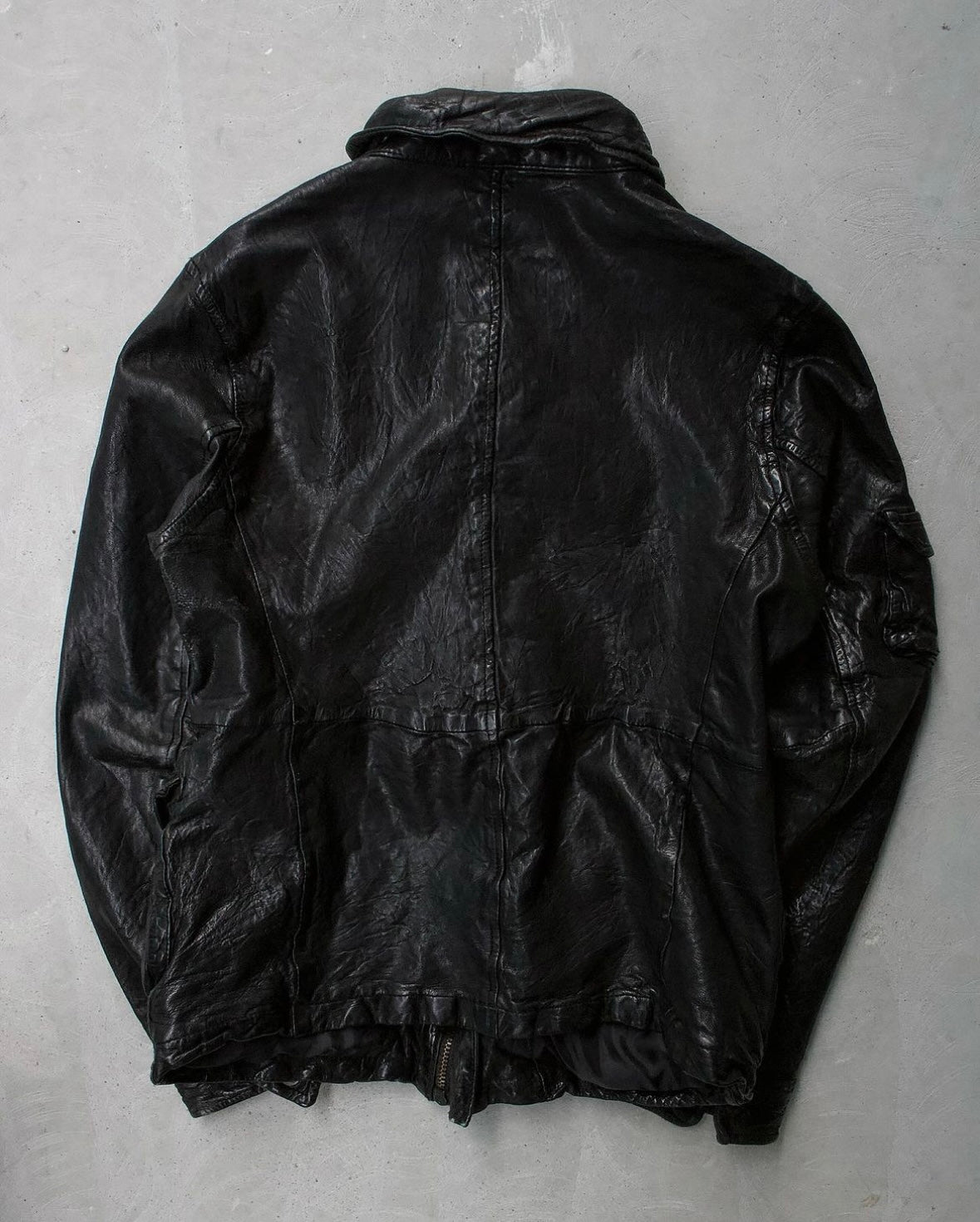 ABAHOUSE Vintage 2003 Sheep Leather Rider Jacket