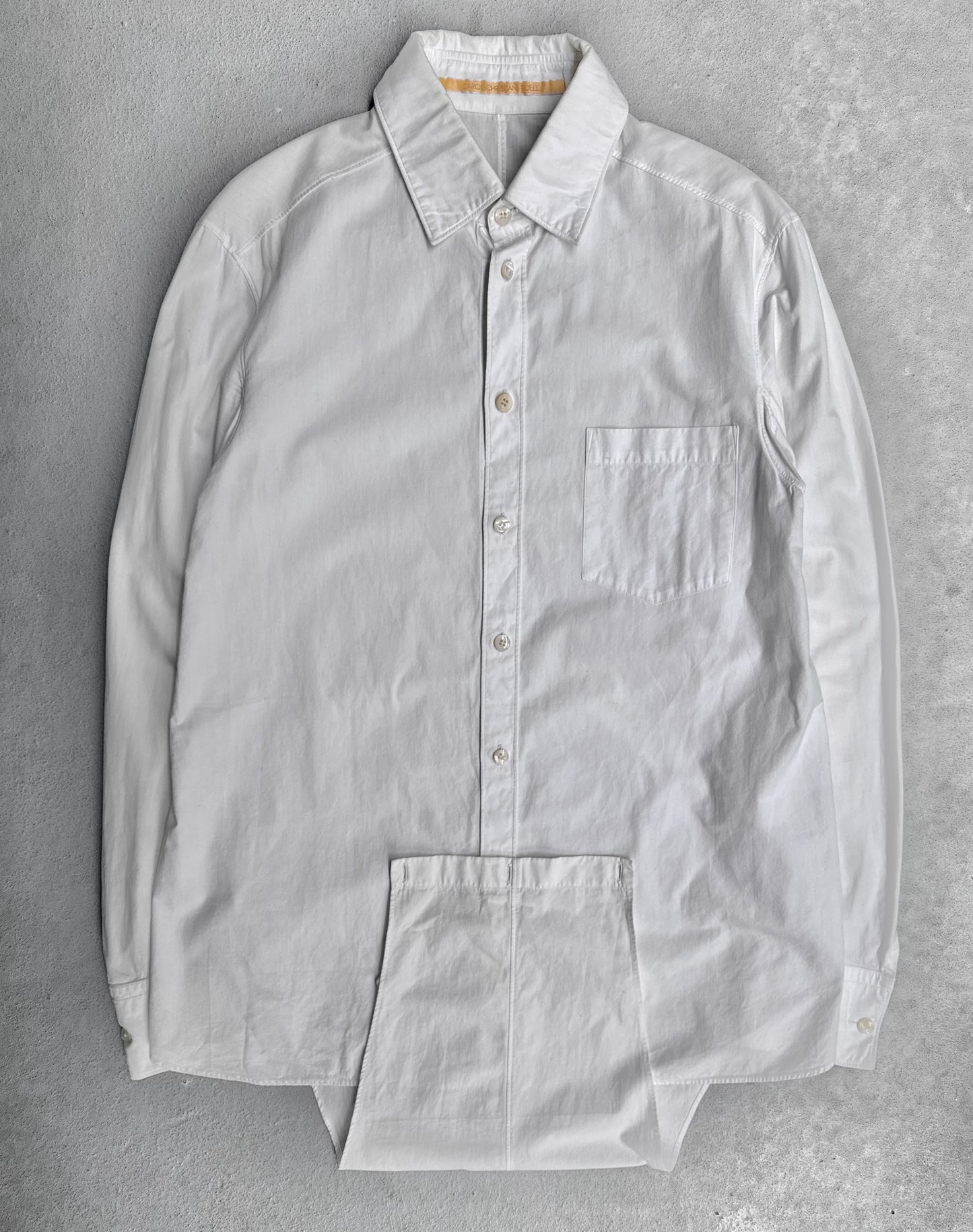 Carol Christian Poell SS06 “U-Turn” Diaper Flap Button-up Shirt
