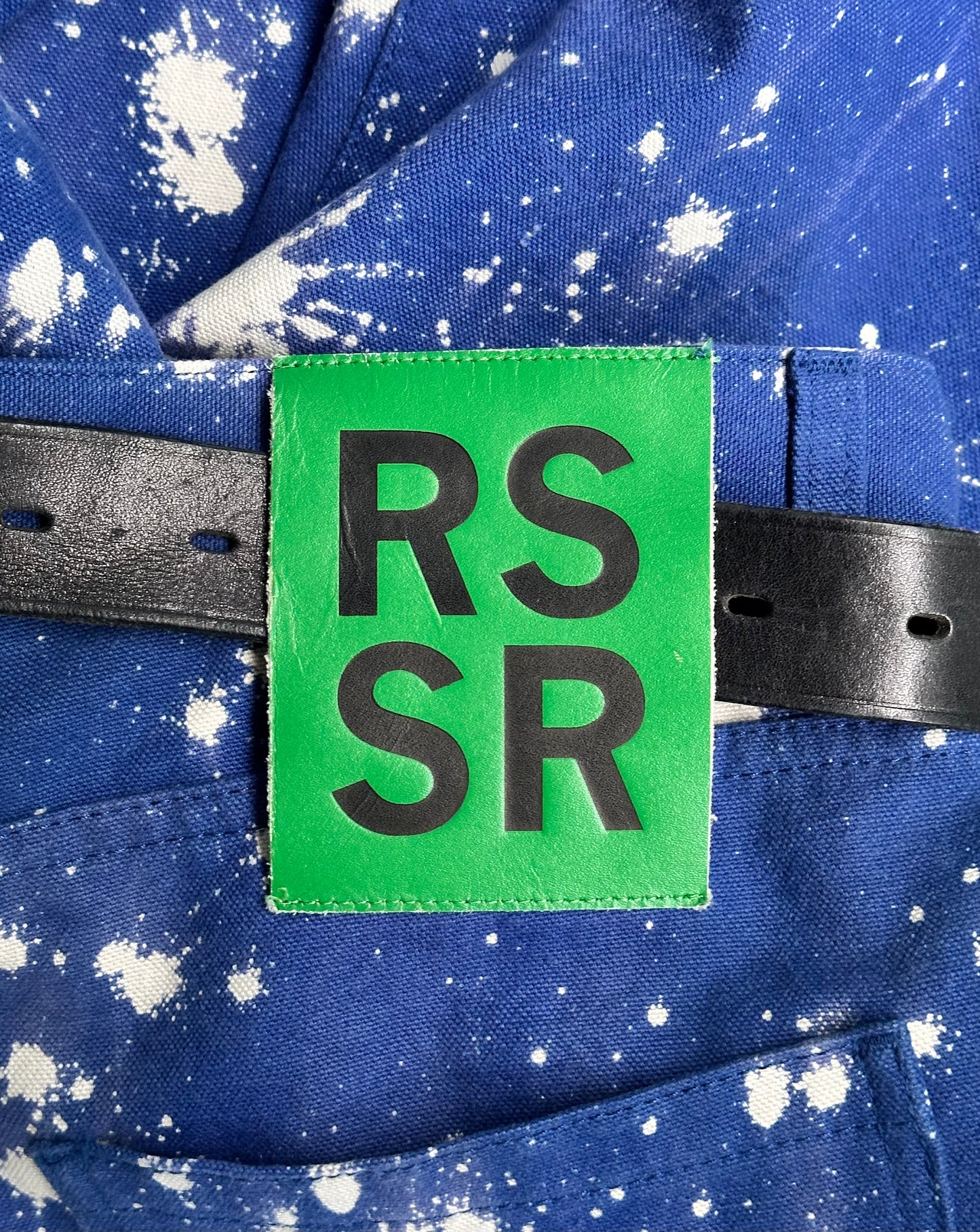 RAF SIMONS x Sterling Ruby AW14 Limited Edt. *1-of-50* Hand-bleached Splatter Denim