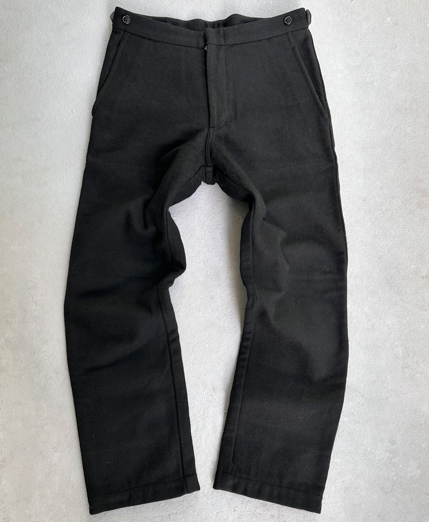 COMME des GARÇONS HOMME PLUS AW02 Heavy Wool Bootcut Pants