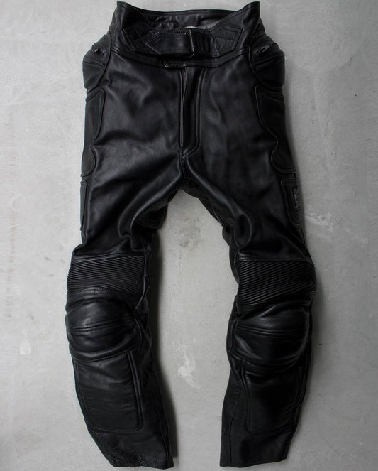 KADOYA K’s Leather Early 00s Padded Cowhide Leather Motorcycle Pants
