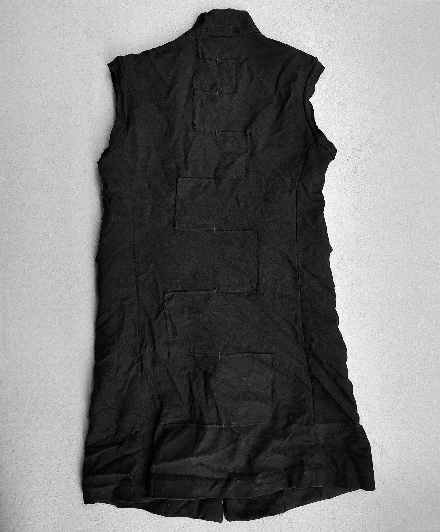 BLACK COMME des GARÇONS Early 00s Patchwork Vest