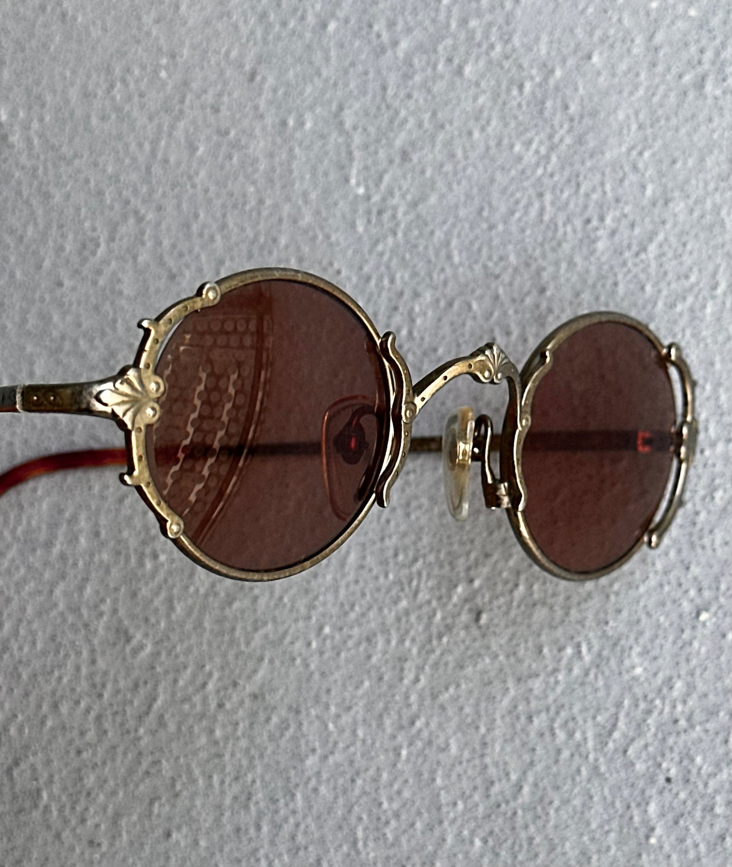 Jean-Paul GAULTIER Late 90s Engraved Frame Sunglasses