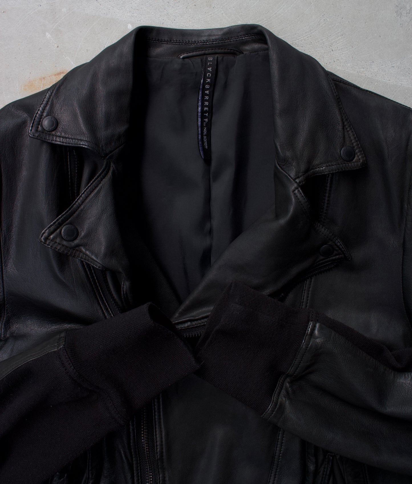 BLVCKBVRRETT by Neil Barrett Sheep Leather Rider Jacket
