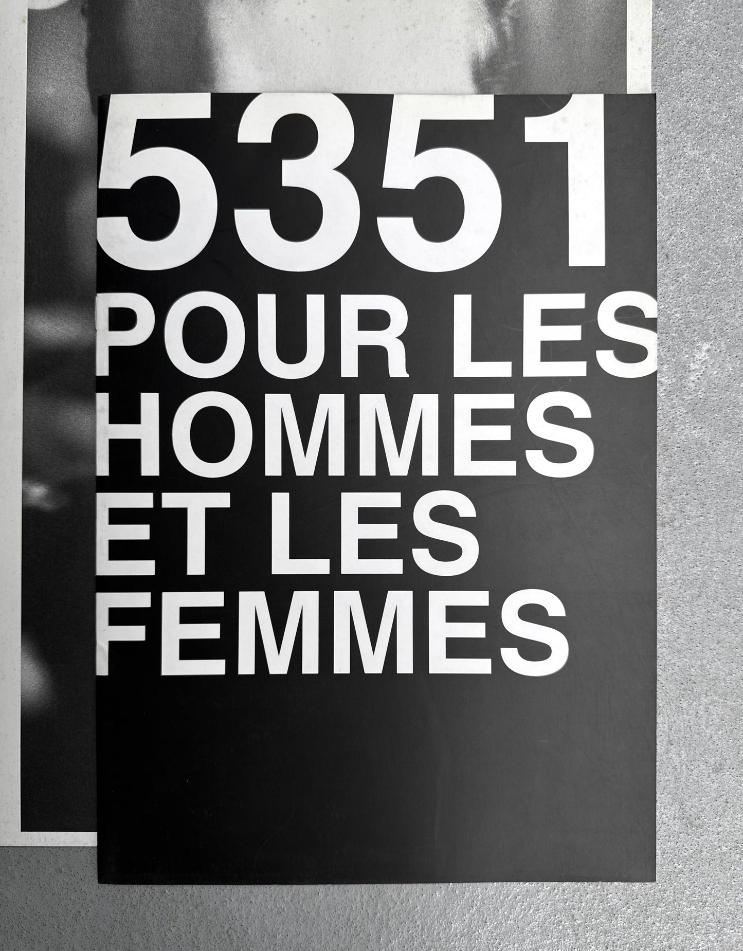 5351 Pour Les Hommes & Les Femmes Early 00s Collection Set of 2 Look Books
