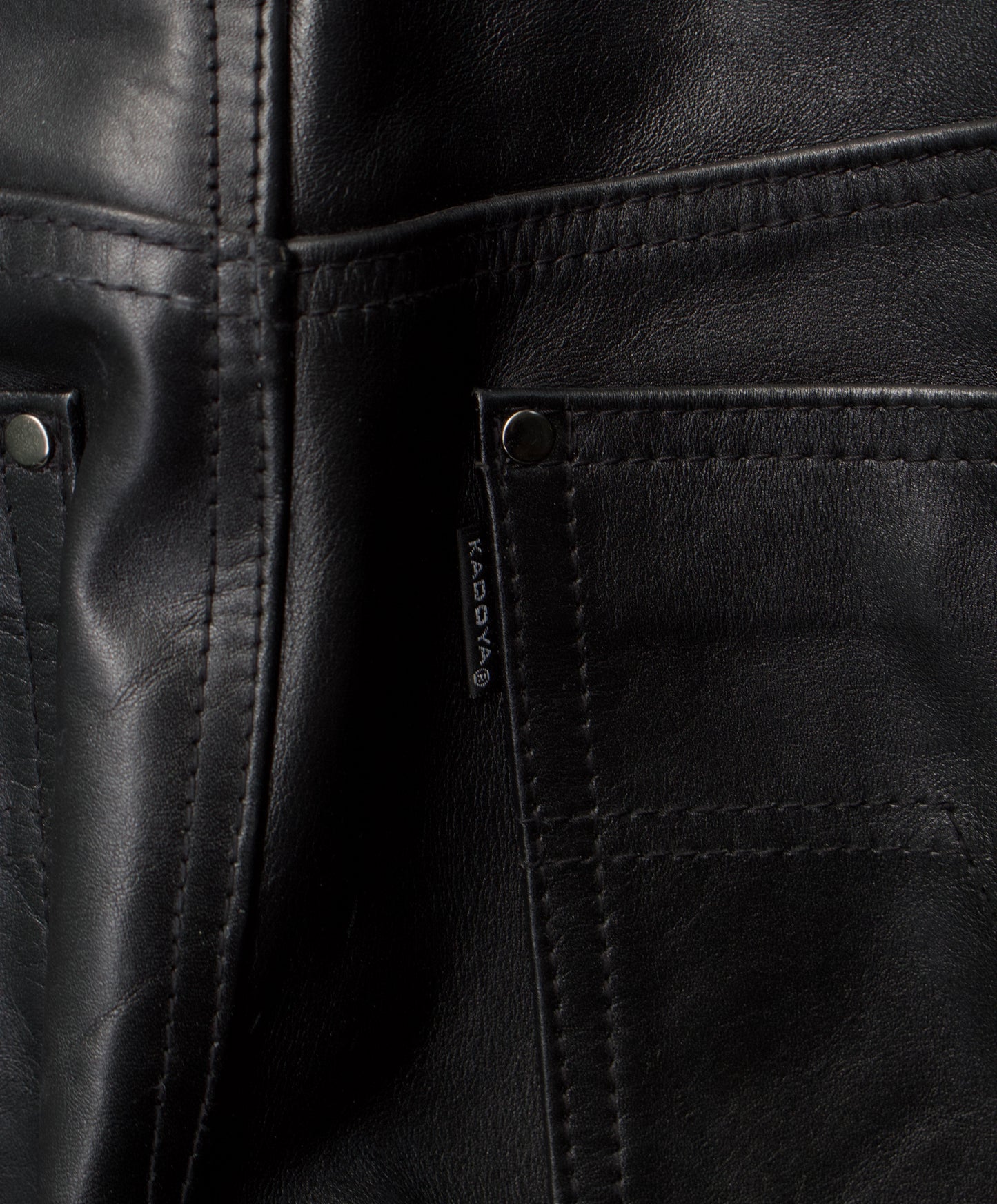 KADOYA Head Factory 00s Flare Bootcut Leather Pants