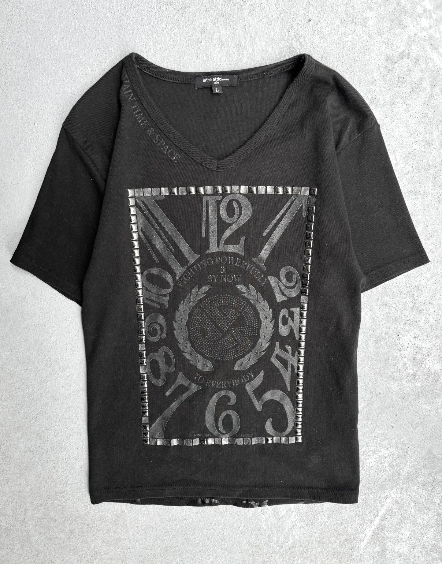 InTheAttic Early 00s Studded Graphic T-shirt