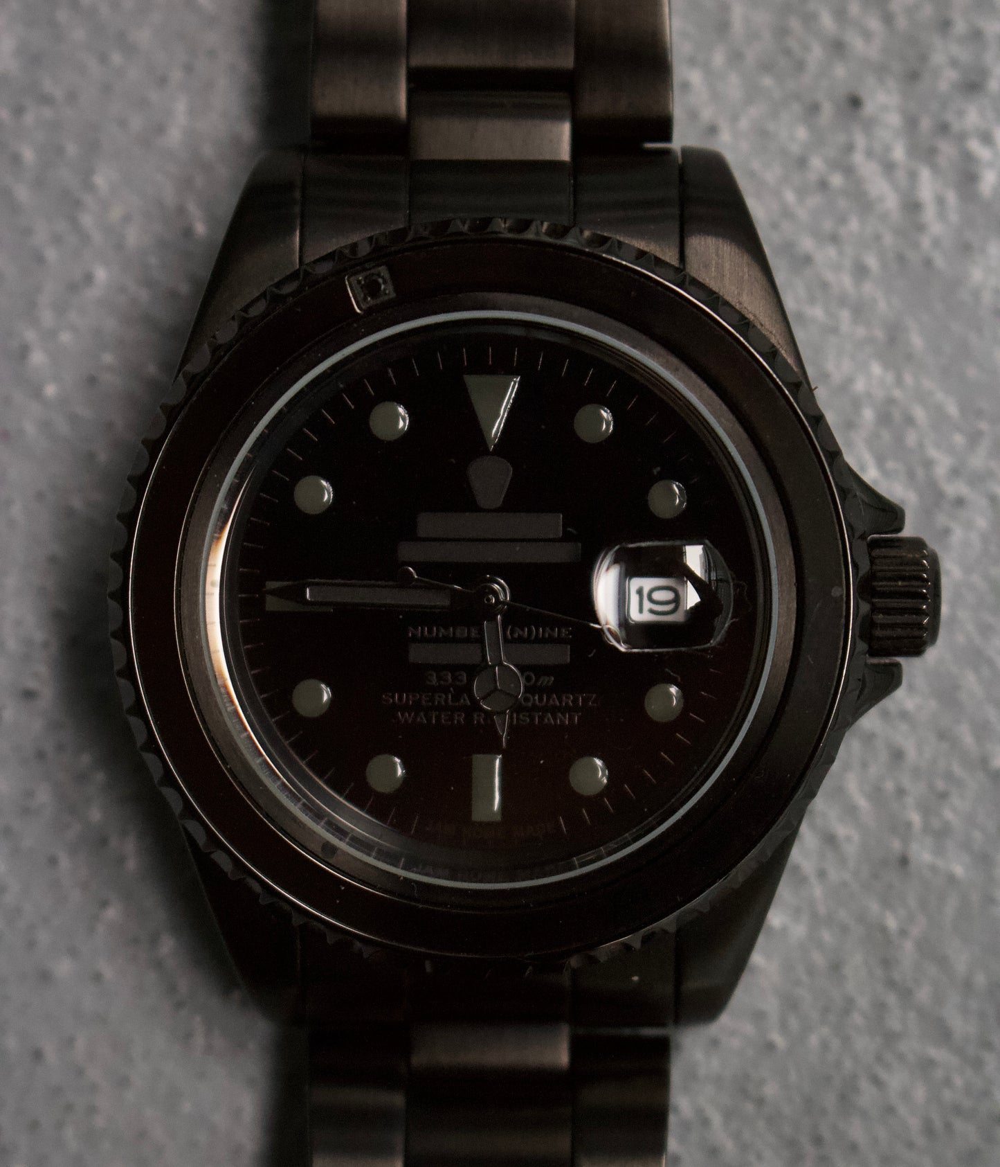 Number (N)ine x Jam Home Made SS13 Submariner Watch