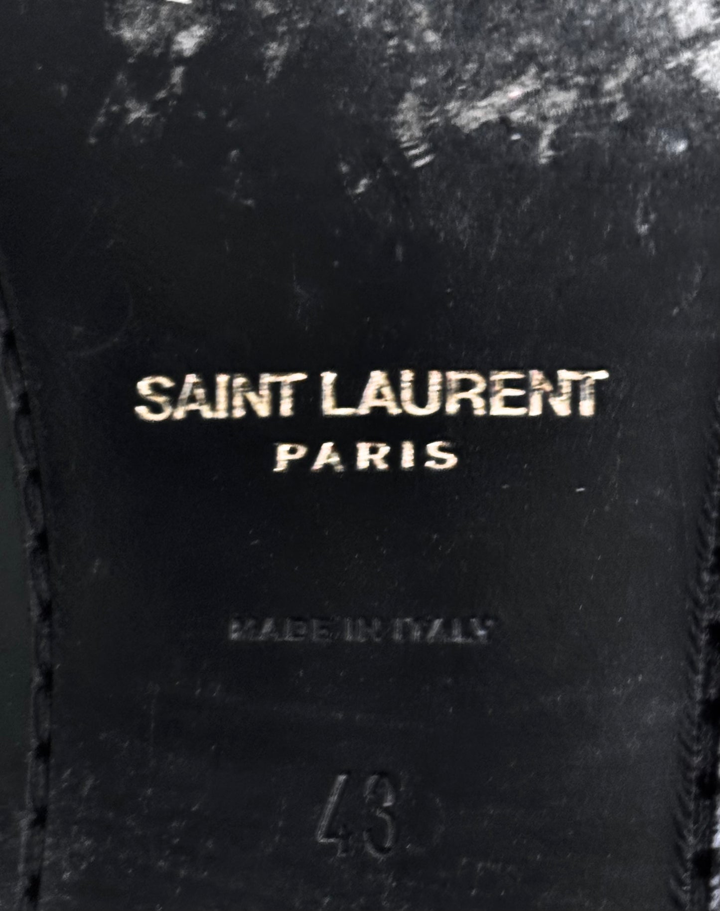 Saint Laurent Paris SS19 Western Buckle Belted ‘Stan’ Ankle Boots