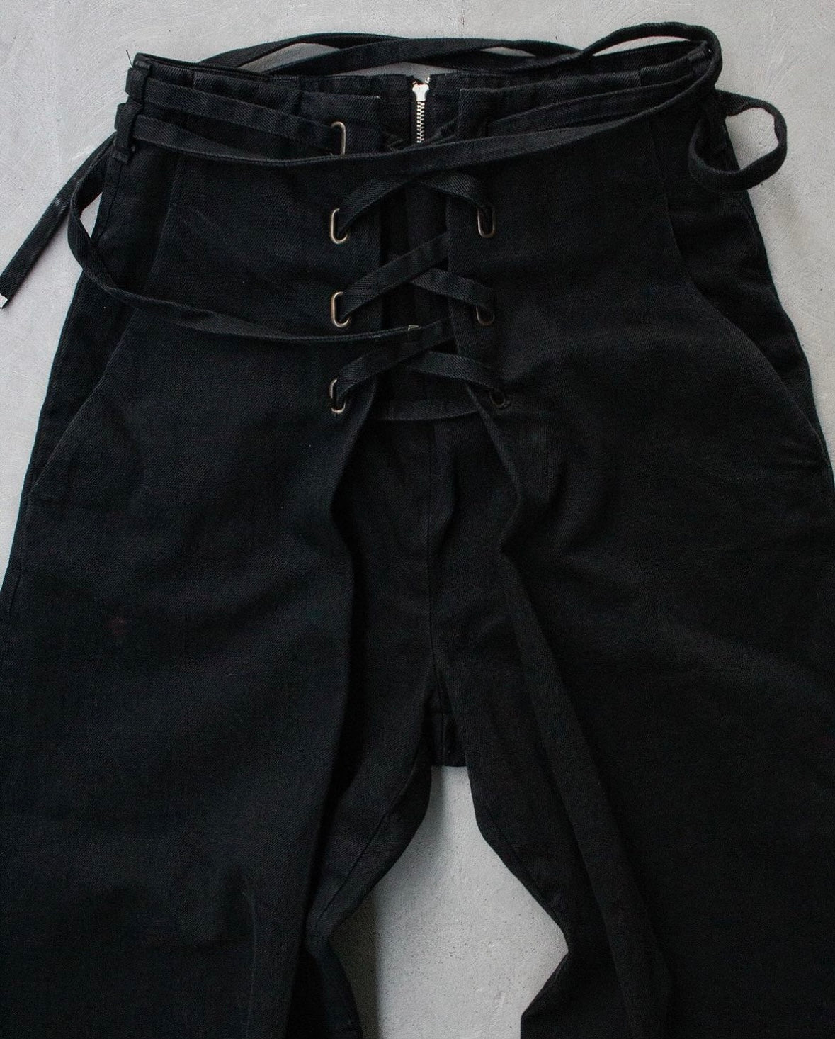 Mihara Yasuhiro AW12 Pleated Wide Leg Cut Denim