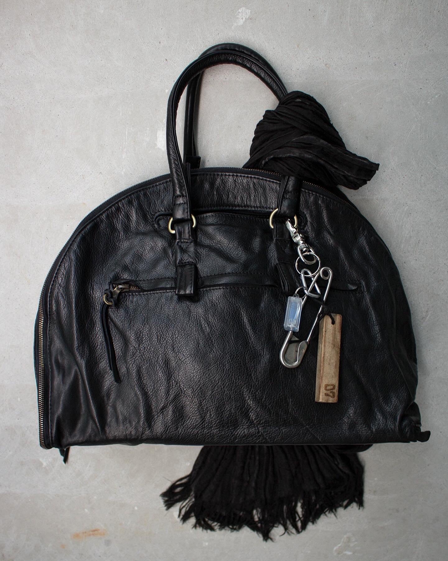 MiharaYasuhiro x Jas M.B SS09 Detachable Double-zip Steerhide Leather Handbag