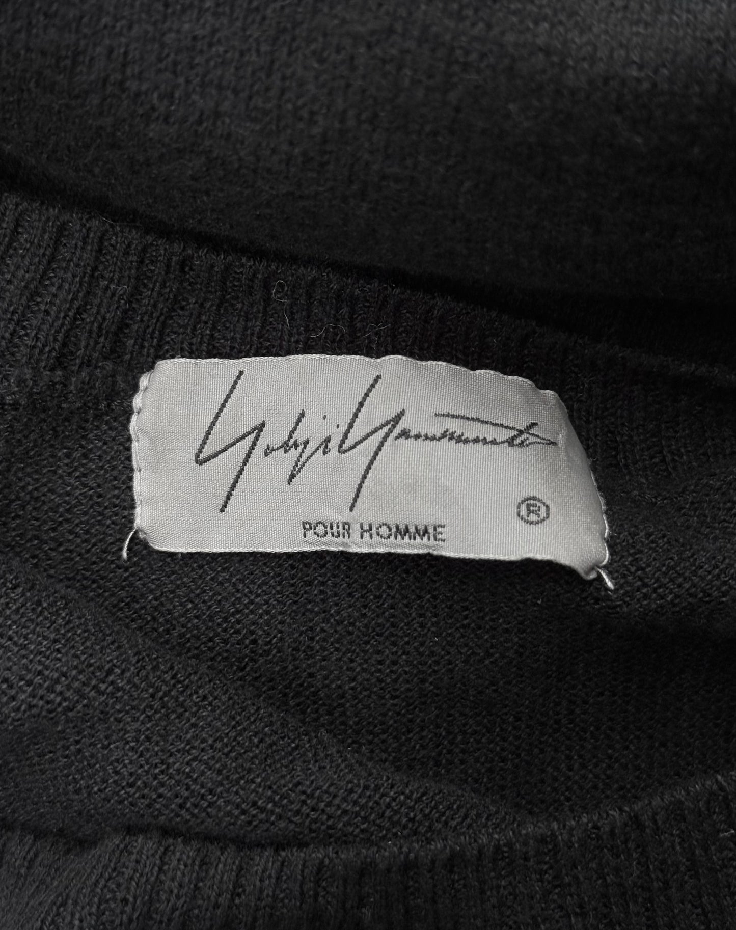 Yohji Yamamoto POUR HOMME SS19 Woman Intarsia No. 2 Jacquard Knit Jumper