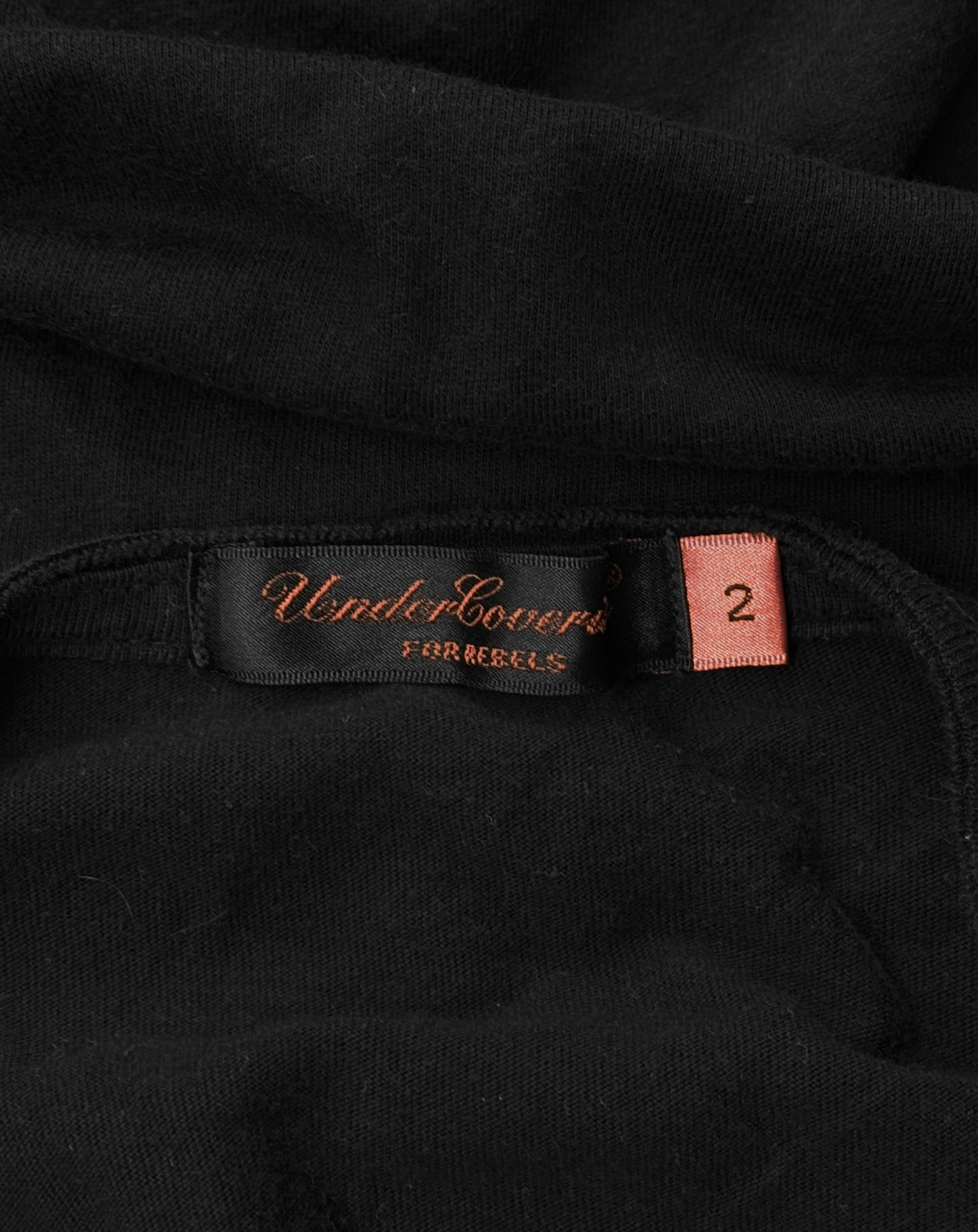UNDERCOVER AW02 “Witch’s Cell Division” Graphic ‘X’ Distressed Long-sleeves