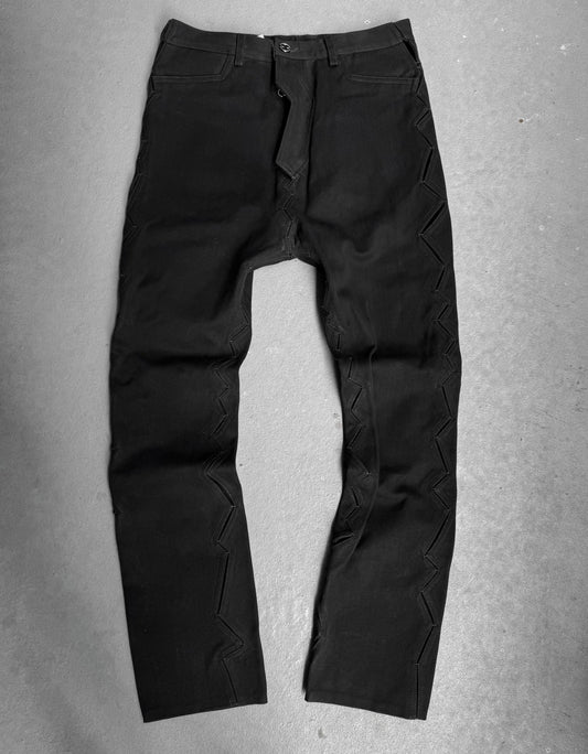 DEEPTI Collection °016-°017 Technical Wax ‘JAX D-049’ Crash Seam Denim
