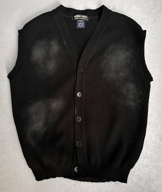 COMME des GARÇONS HOMME DEUX AW19 “Lochaven of Scotland” Hand-painted Knit Vest