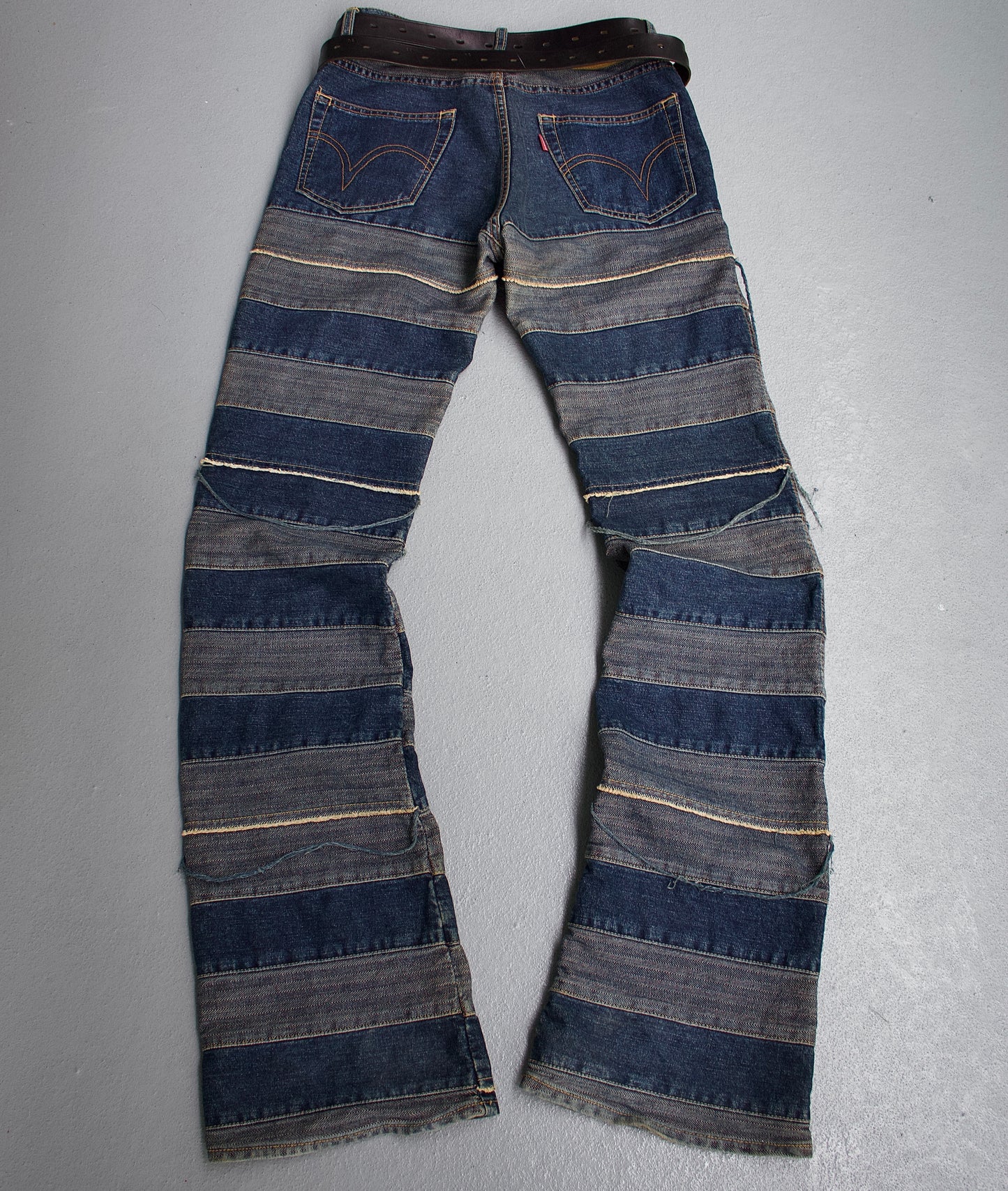 Hysteric Glamour Early 00s ‘Kinky’ Blue Hagi Flare Denim