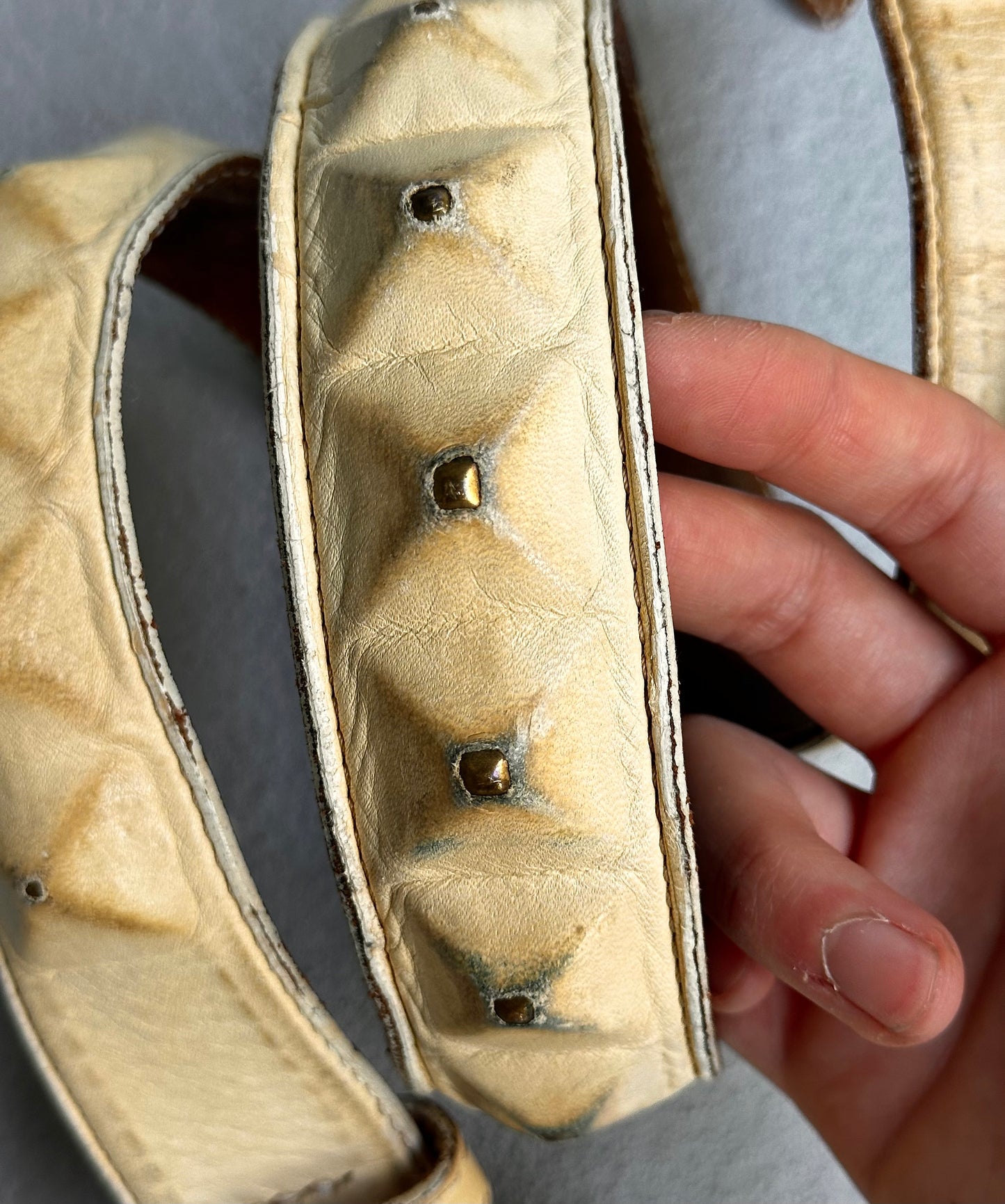 MiharaYasuhiro Early 00s Roasted Leather Belt