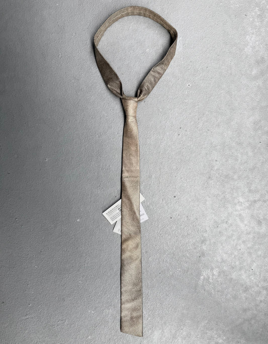 DEEPTI Collection °025 .925 Silver Plated ‘A-197’ Hand-Stitched Tie