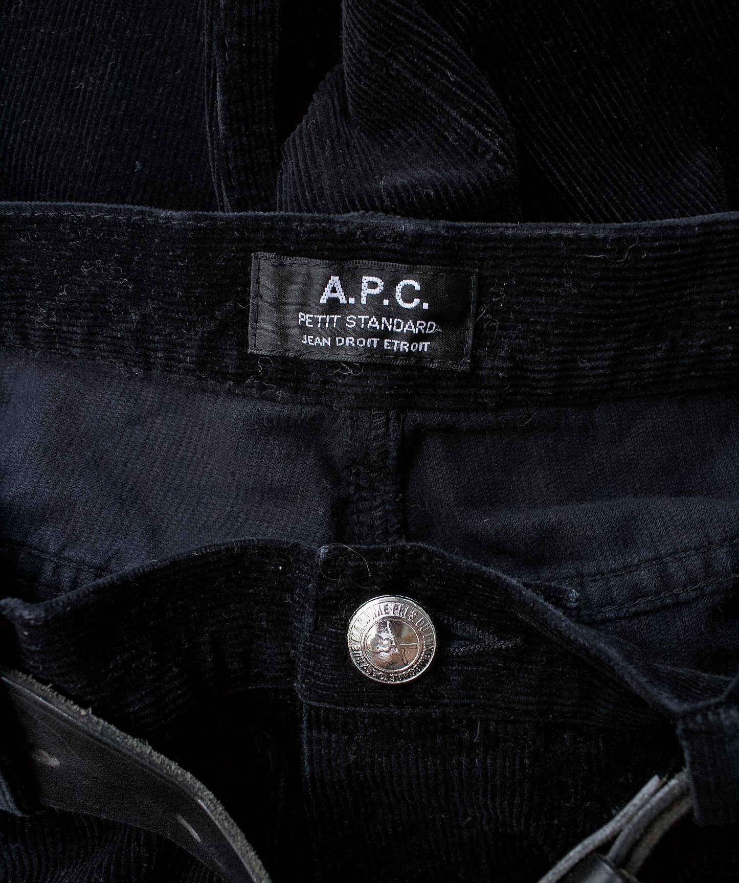 A.P.C Early 00s Velour Corduroy Bootcut Pants