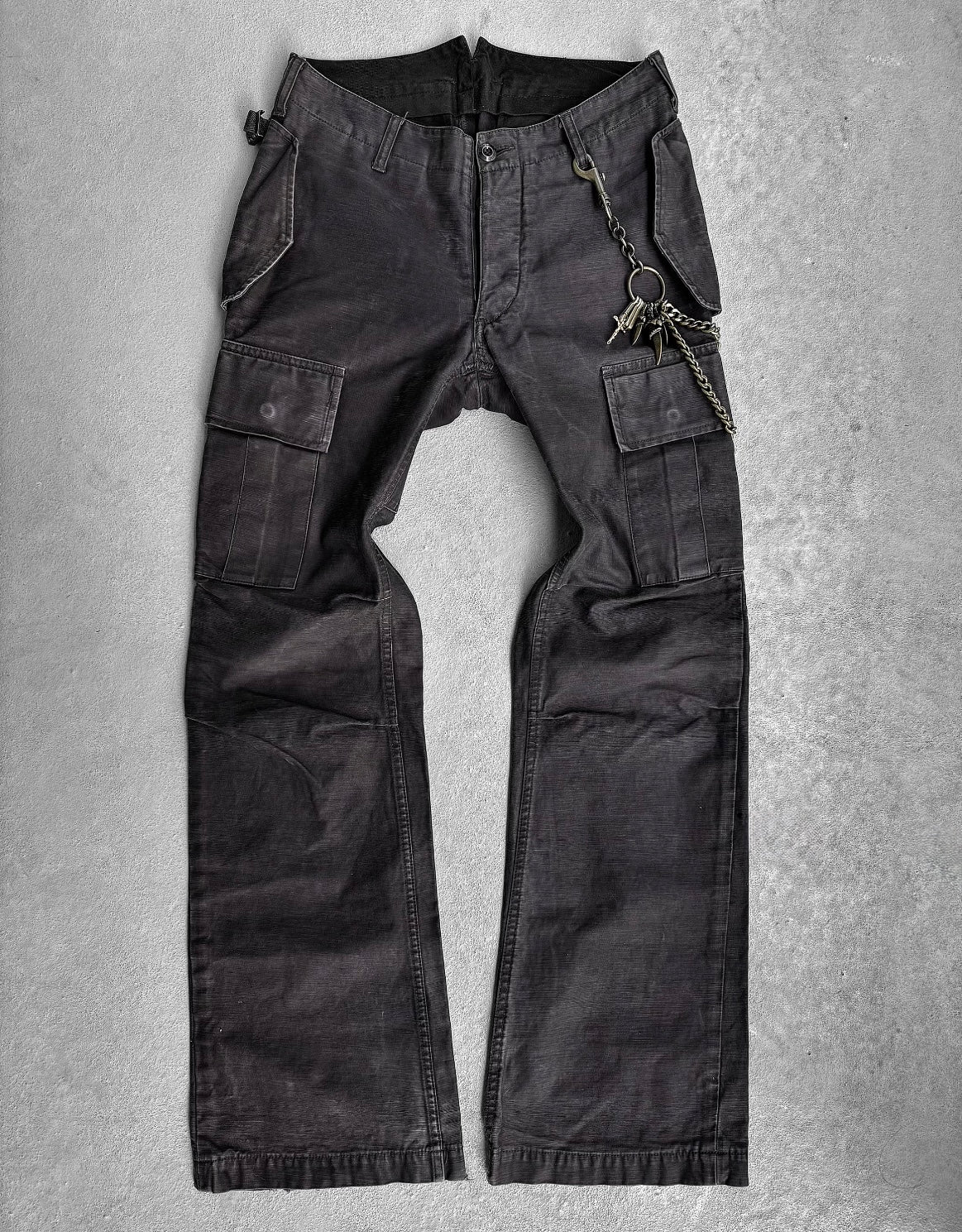 ATTACHMENT by Kazuyuki Kumagai Heavy-Twill Flare Cargo Pants