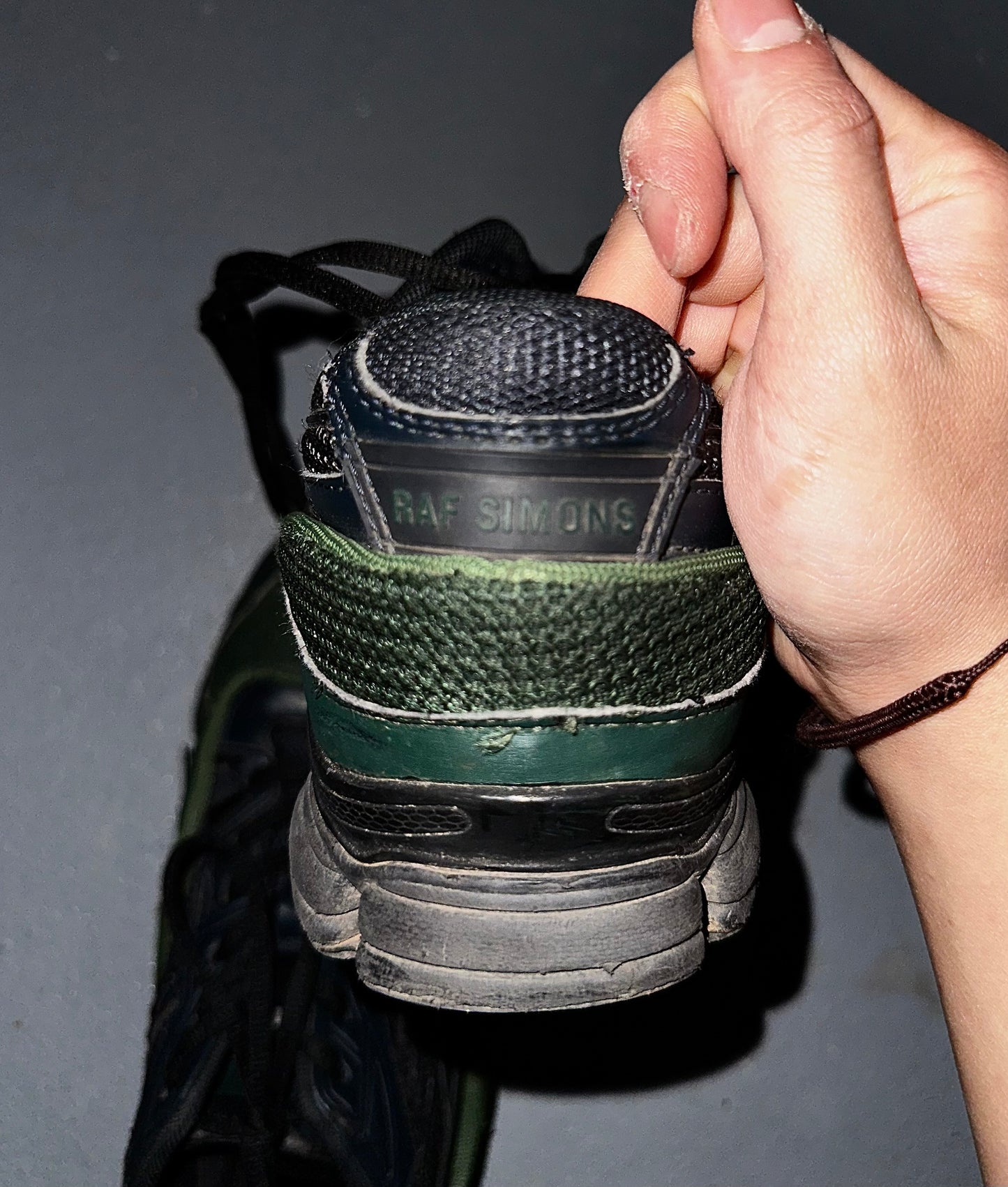 RAF SIMONS AW12 Trail Green/Midnight Navy Sneakers