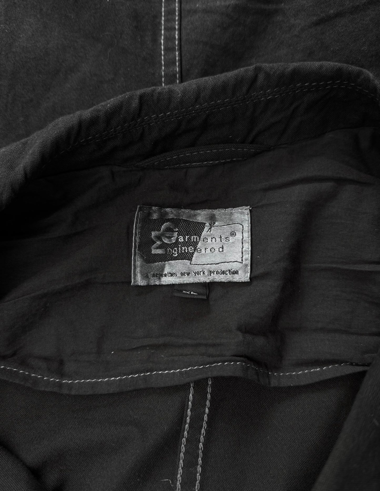 Engineered Garments Early 00s Garment-dyed Contrast Stitch Multi-pockets Cotton Blazer