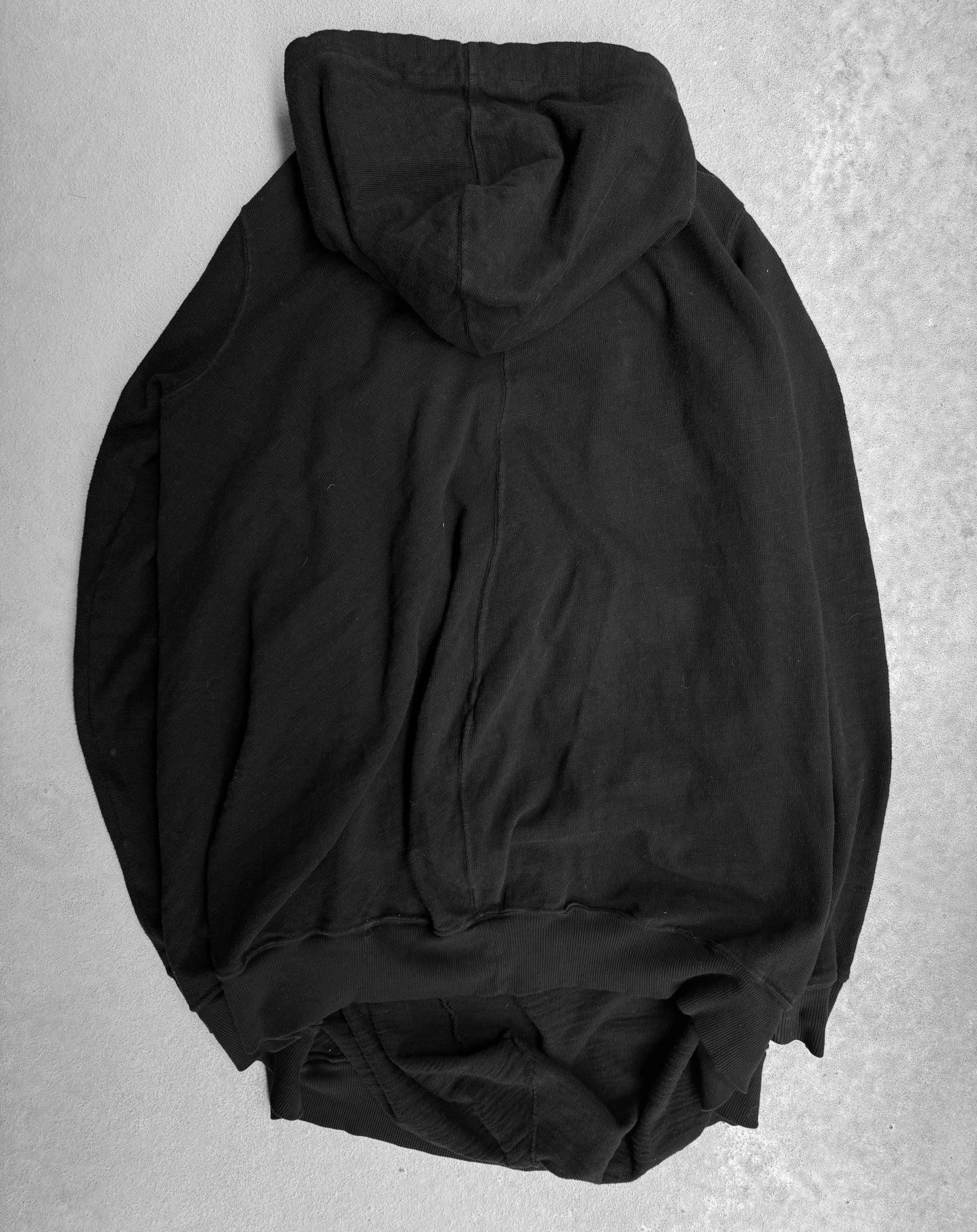 Rick Owens DRKSHDW AW17 “GLITTER” Deformed Seahorse Drawstring Hoodie