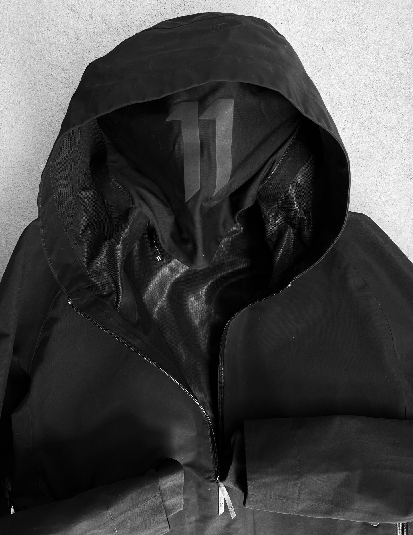 11 by Boris Bidjan Saberi SS16 ‘J2B-F1428’ Adjustable Ninja Hooded Nylon Shell Jacket