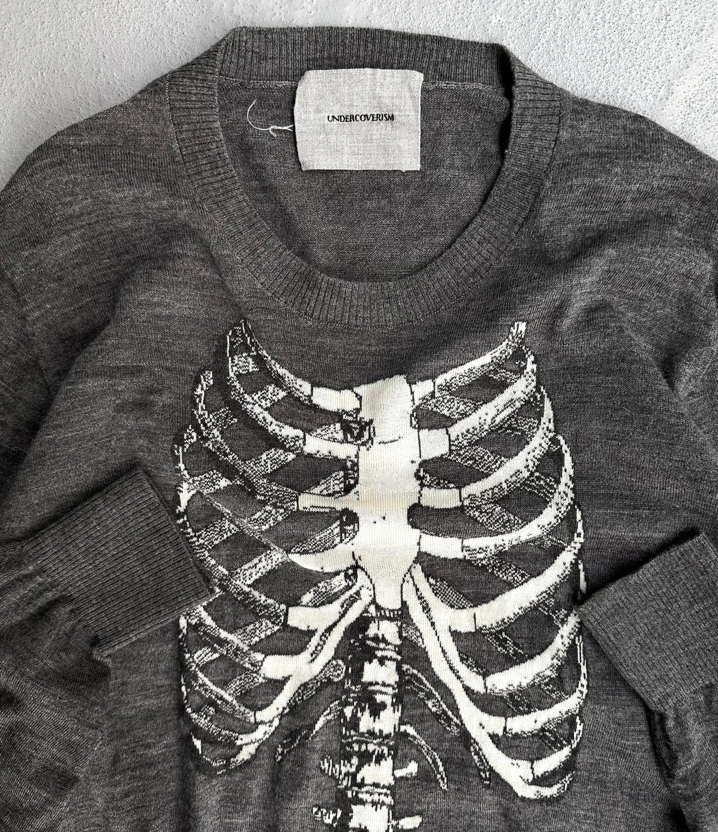 UNDERCOVER AW13 “Anatomicouture” Ribcage Wool Crewneck