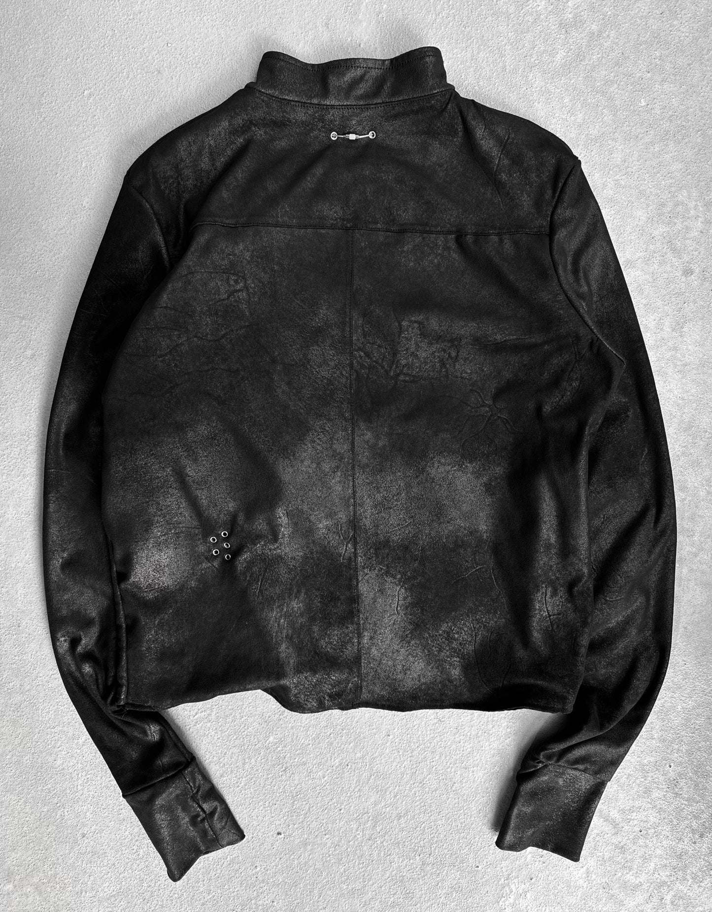 AMATUS | GRAY YR 001: “PSEUDO SKIN” Waxed Spire Ring Jacket