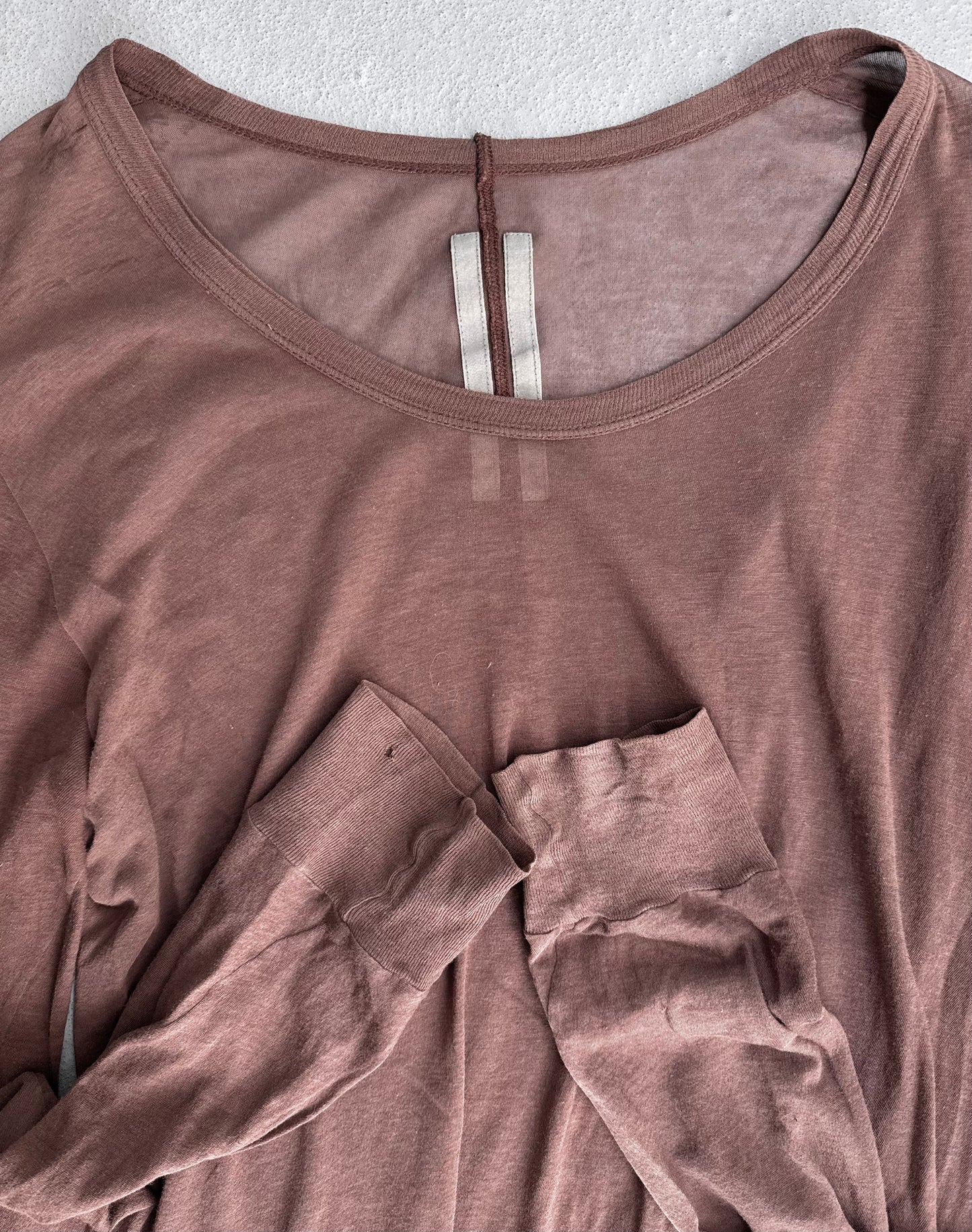 Rick Owens AW14 “MOODY” Blood Sheer Long-sleeves