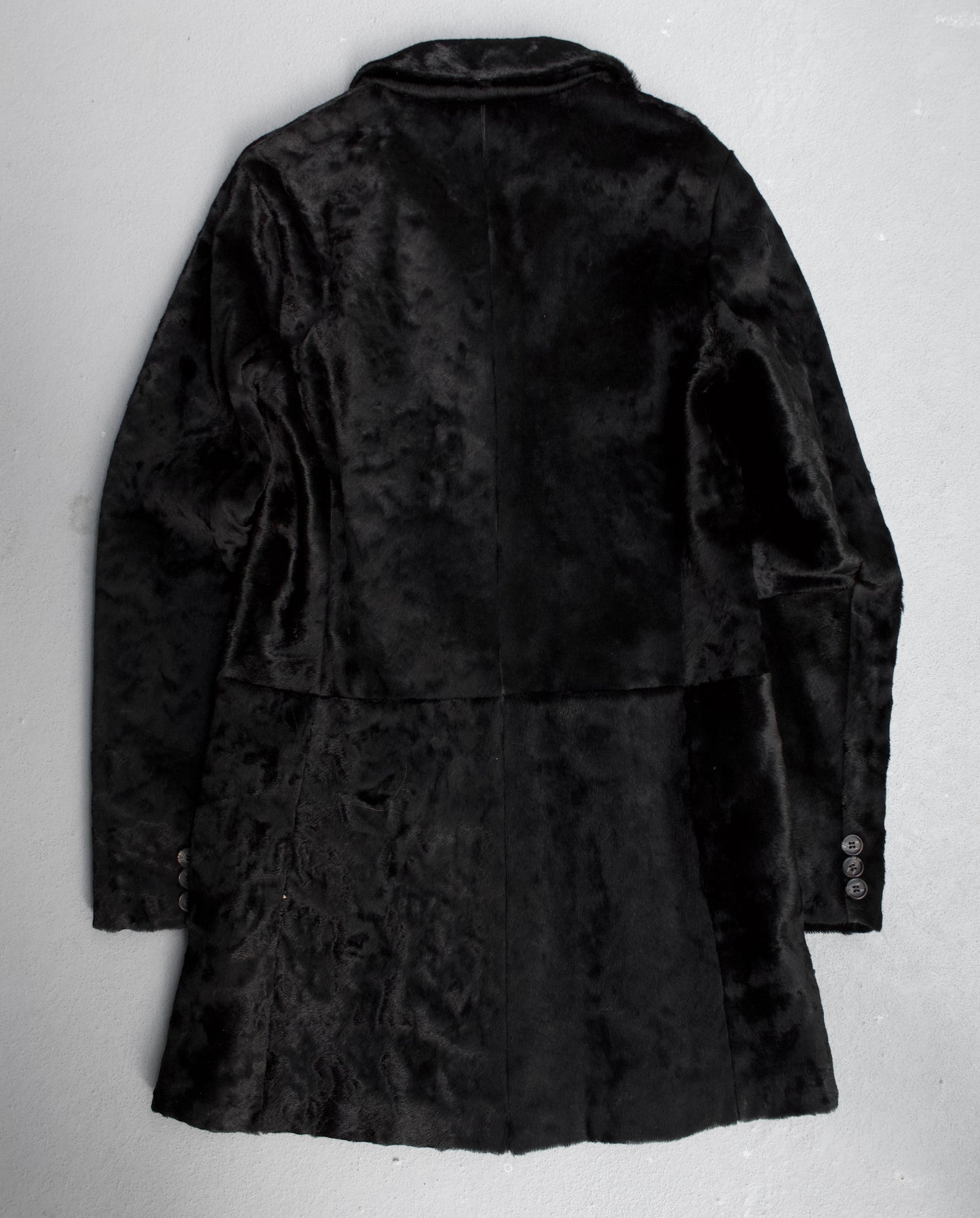 Theory Early 00s Goat Fur Coat